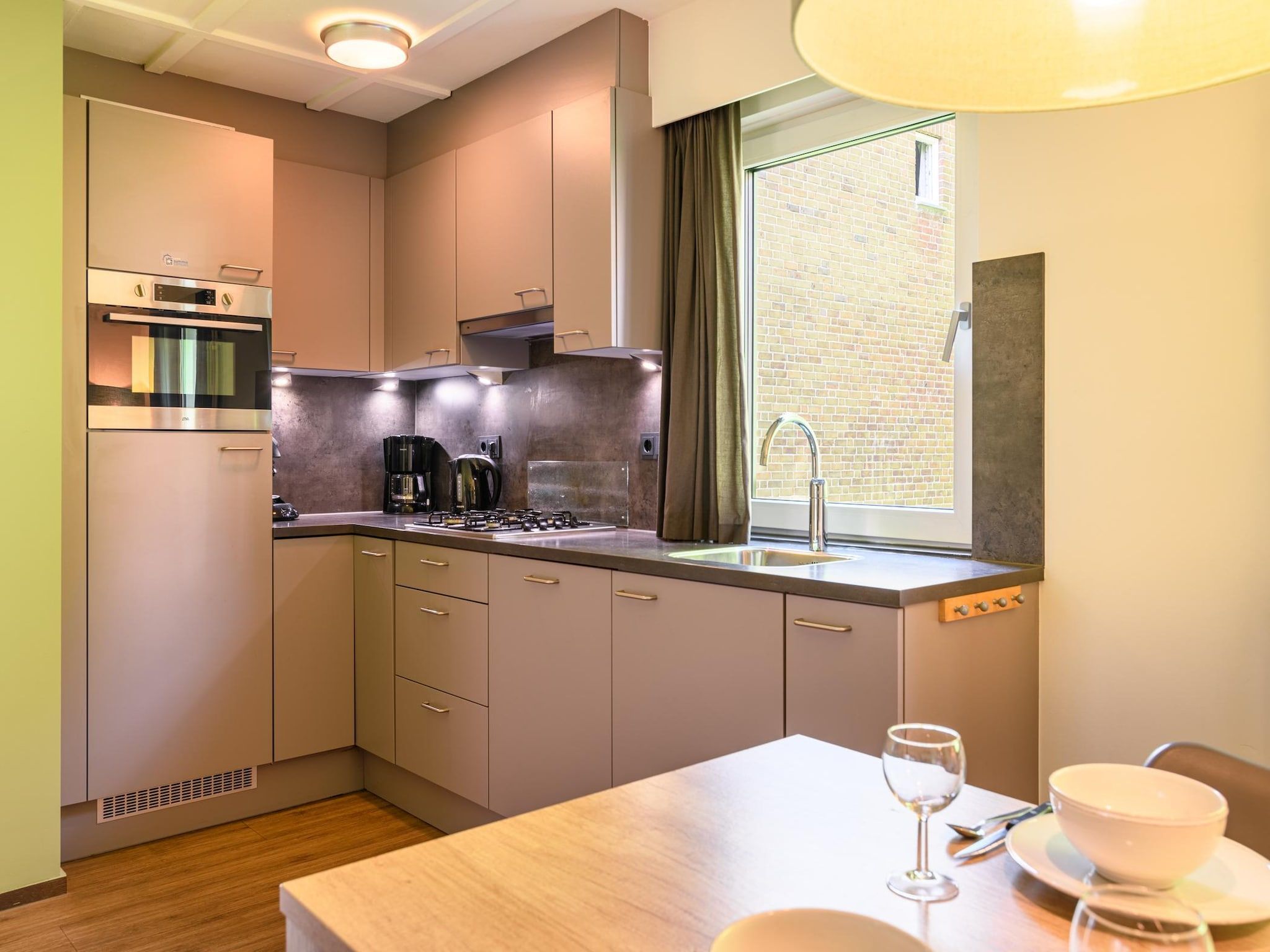 De keuken van Bungalow 4B1 in Vijlen