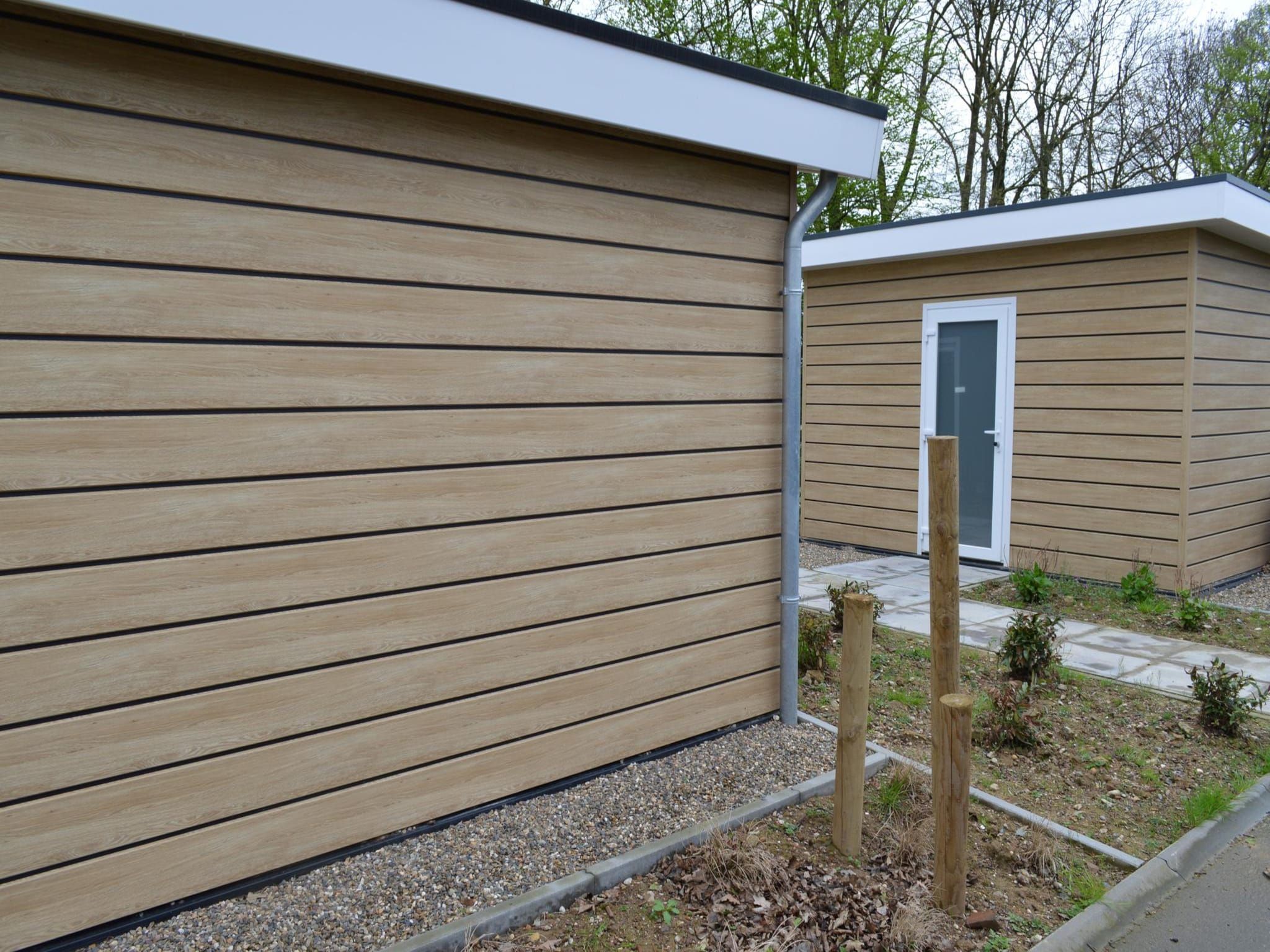 De buitenkant van Schaelsbergerbosch Eco - Garden House & Sauna in Bemelen