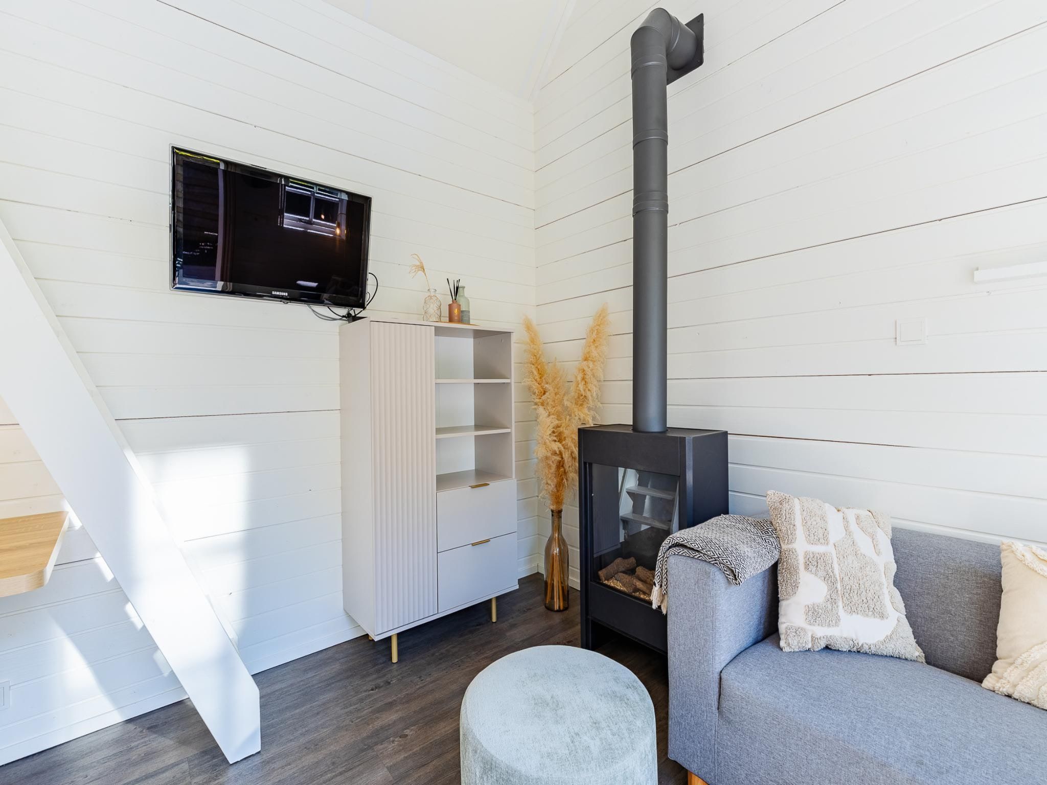 De woonkamer van Lijsterhofstraat 13 - Knusse vakantiewoning nabij strand en centrum in Domburg