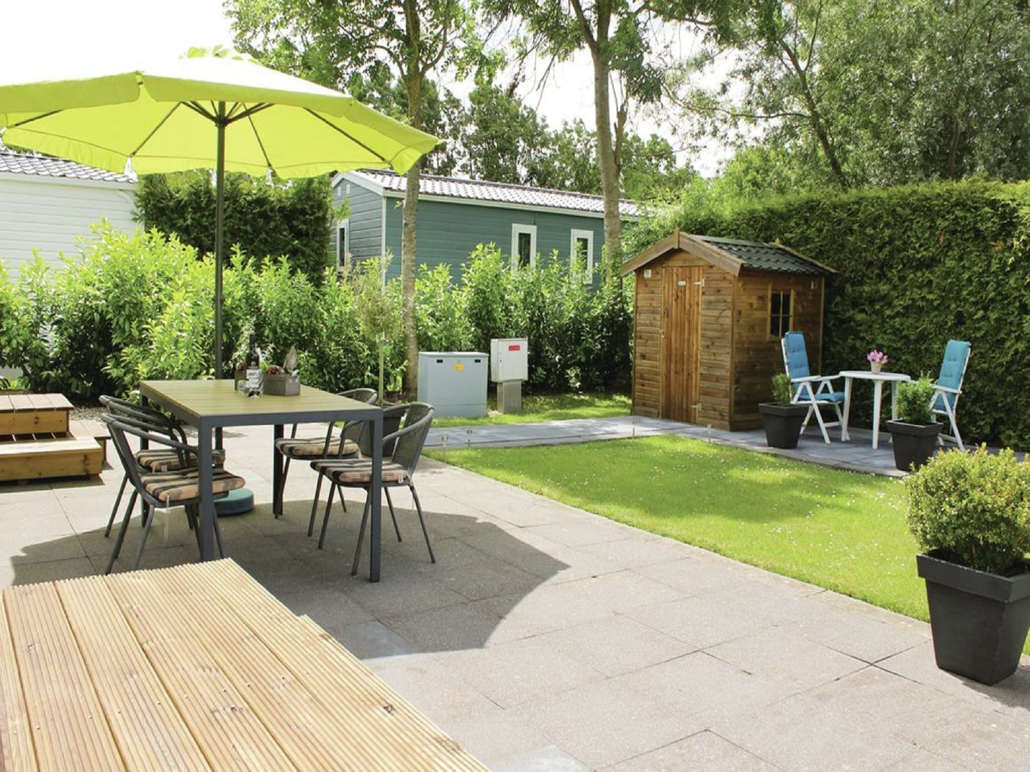 De tuin van VT 149 in Tzummarum