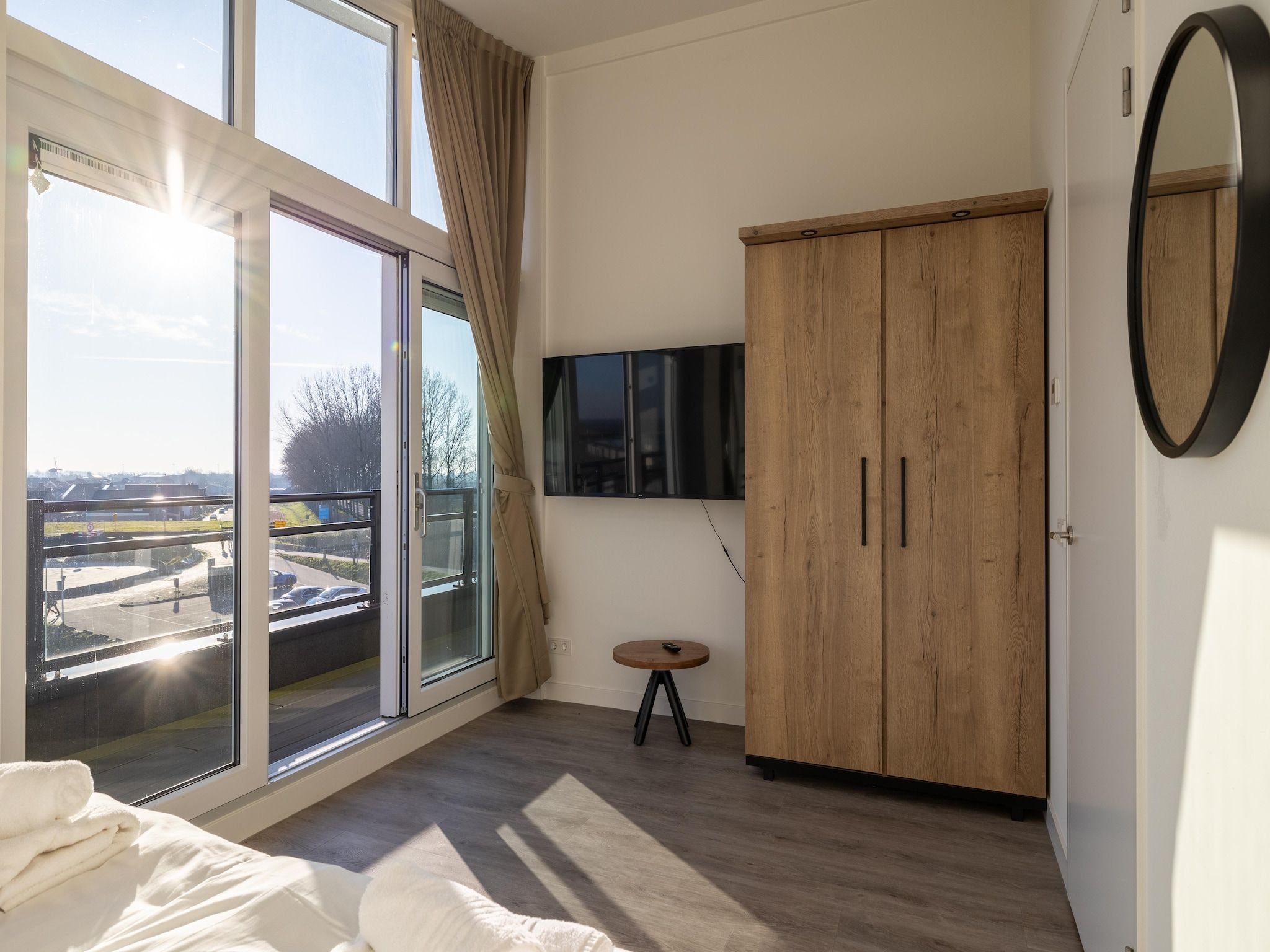 Een slaapkamer van Appartement Vista Maris - Havenweg 8-48  Sint-Annaland in Sint-Annaland