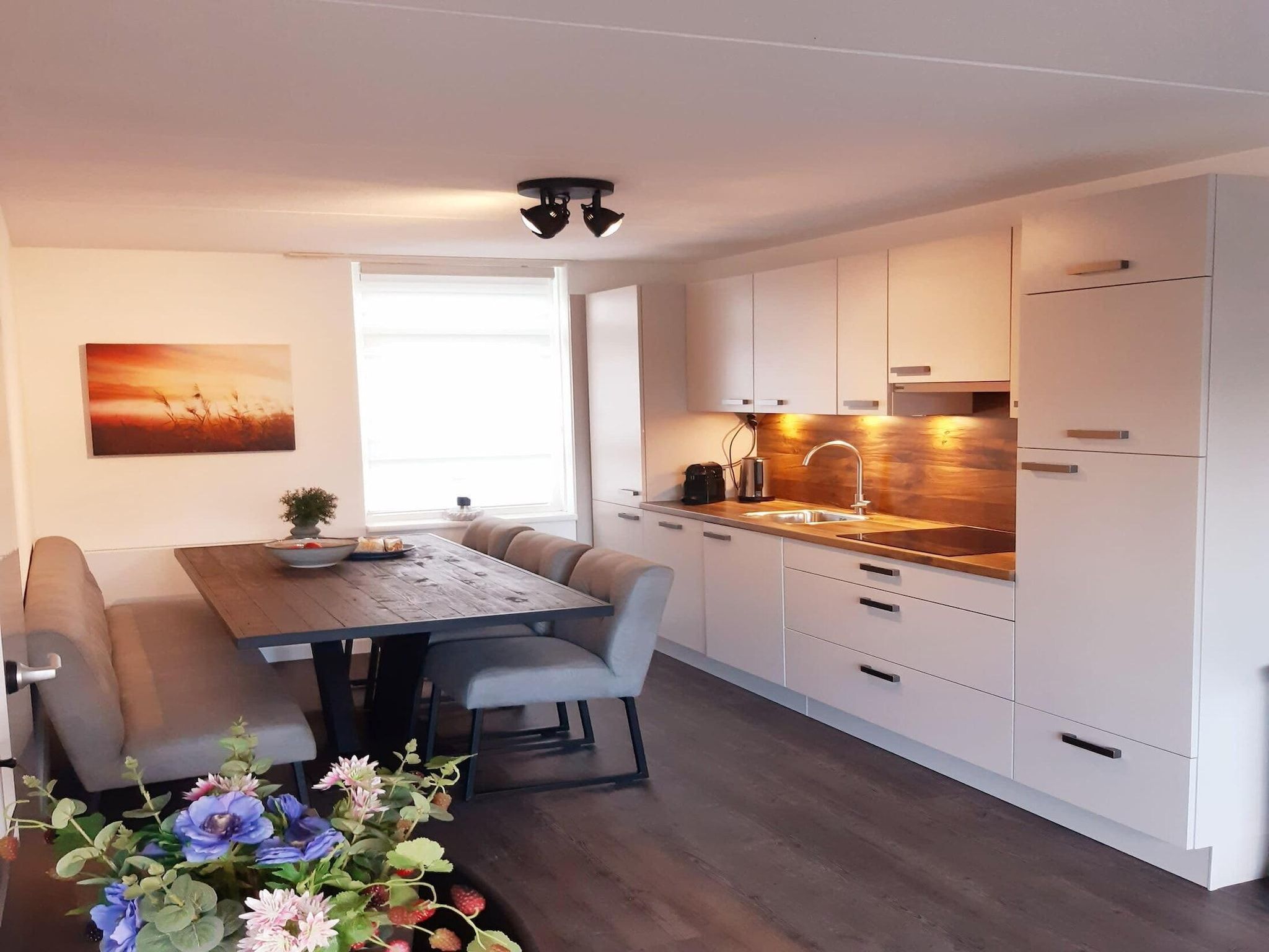 De keuken van Dijkhuis Sauna 6 in Medemblik