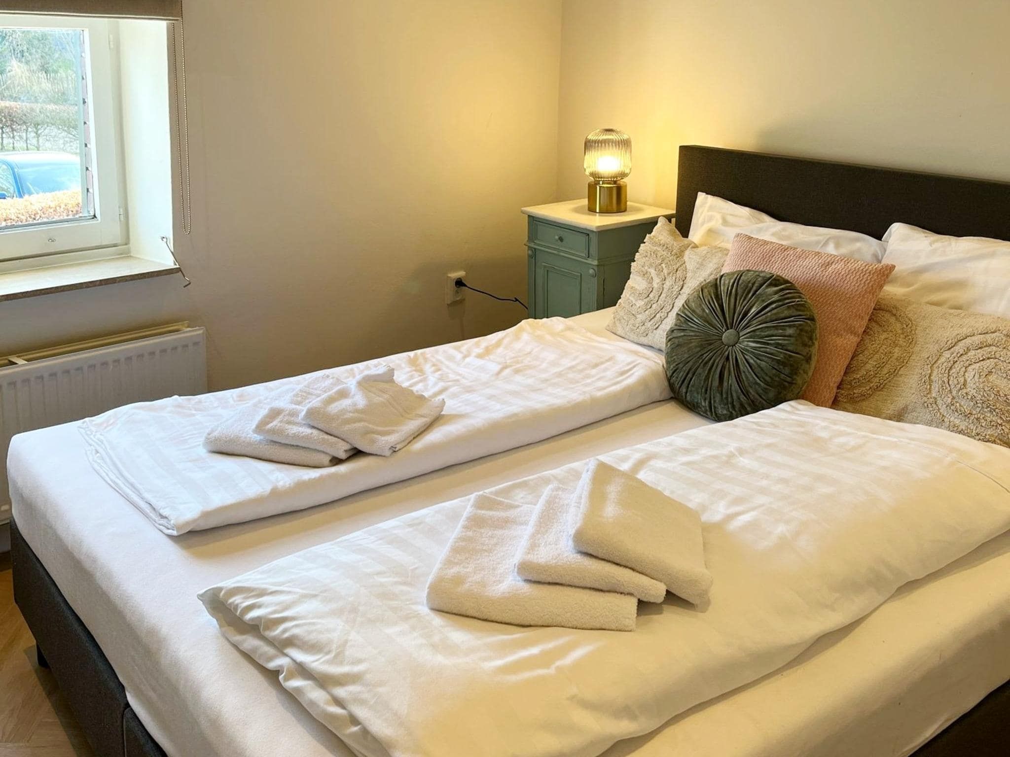 Een slaapkamer van Valleyview Cottages - NR07 in Voerendaal