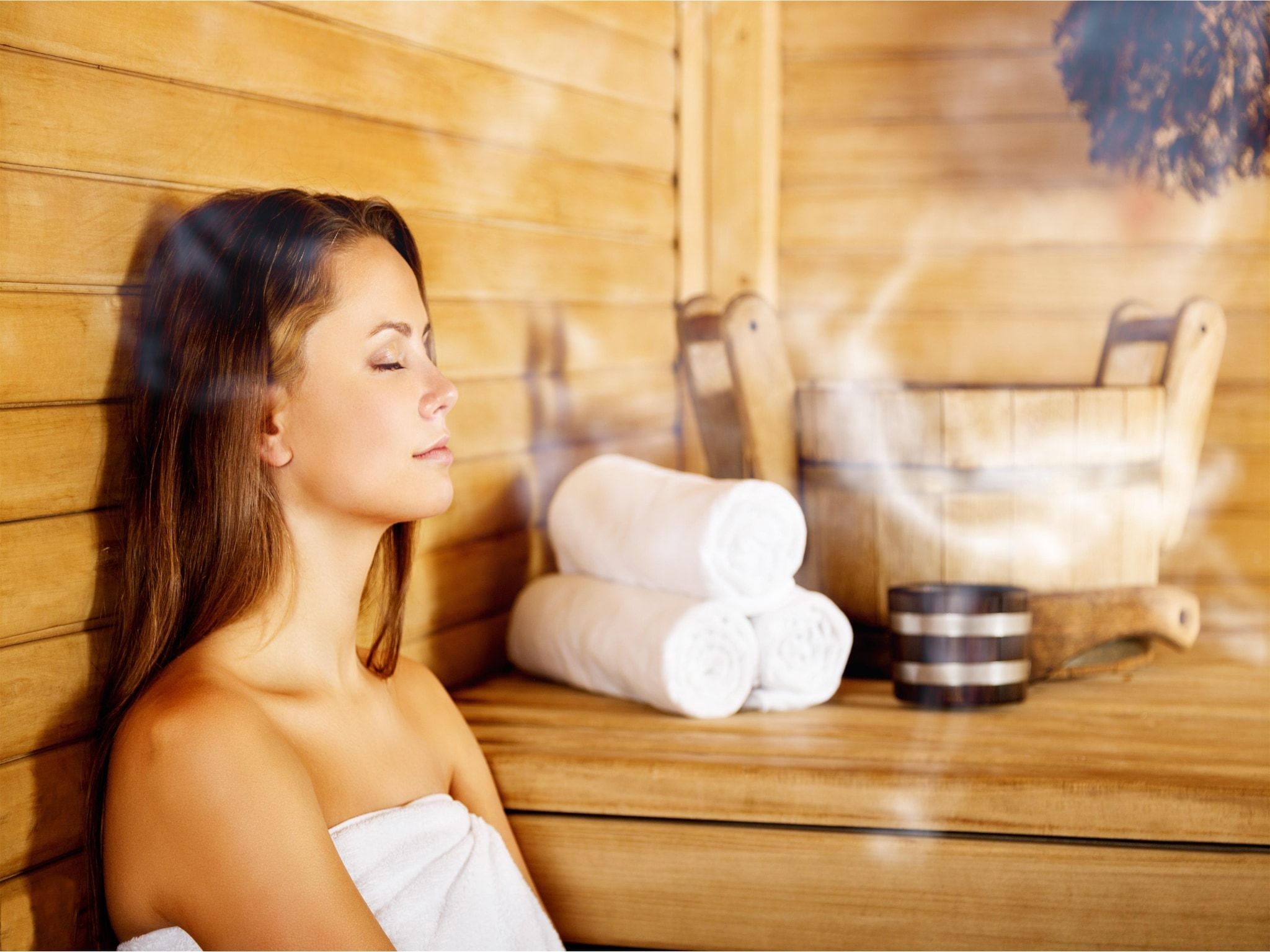 Wellness bij Kranssteen outdoor sauna in TA Gasselte