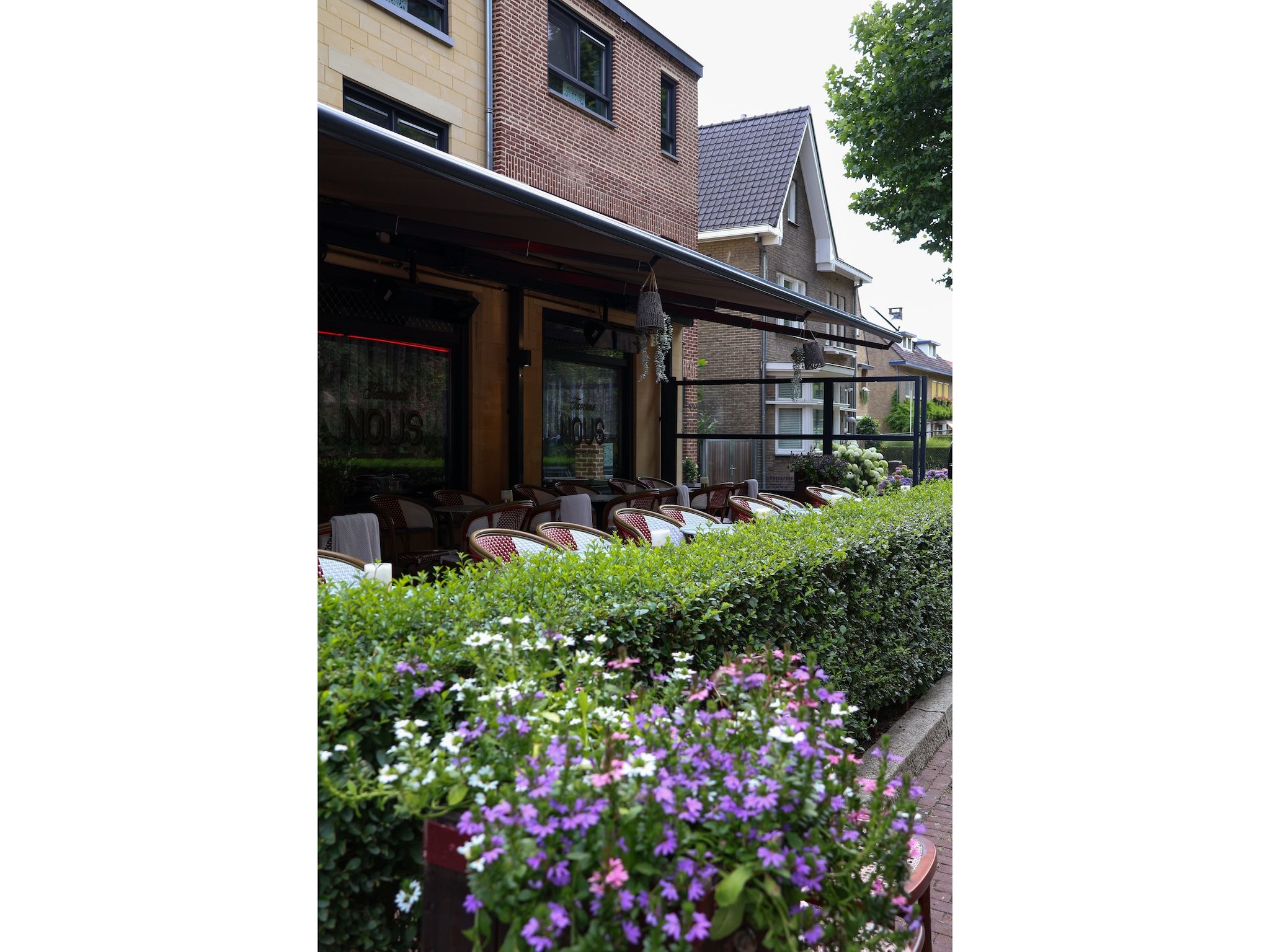 De tuin van Luxe appartement Nous in Valkenburg