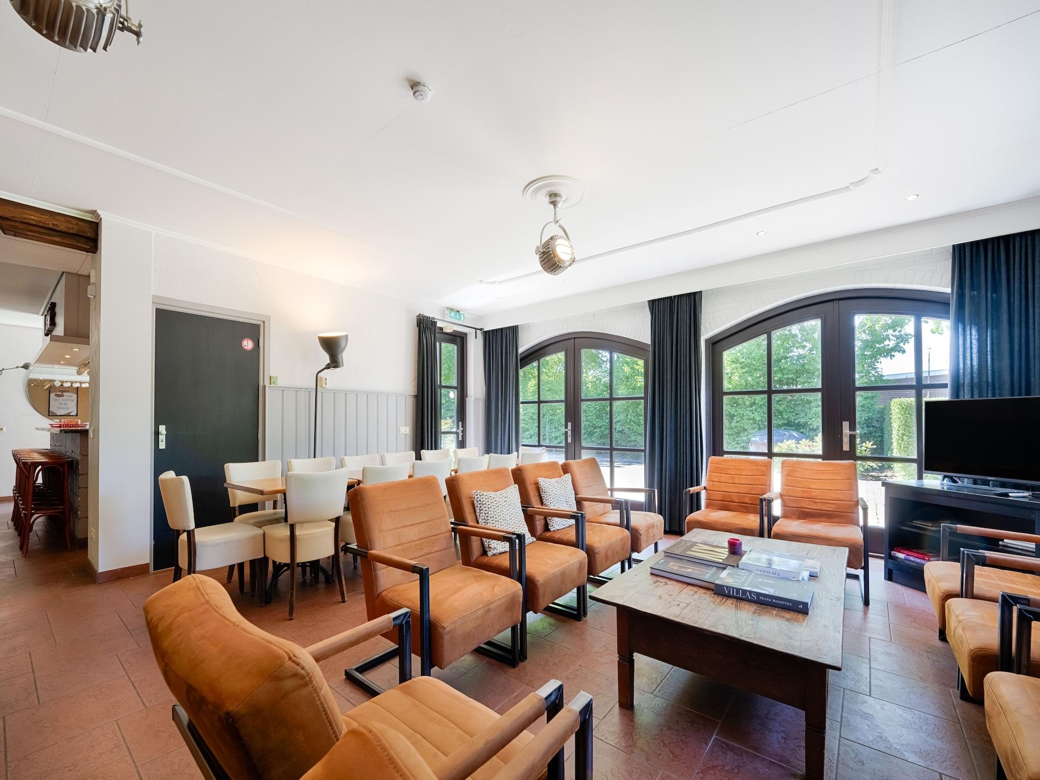De woonkamer van 't Woold in Asten