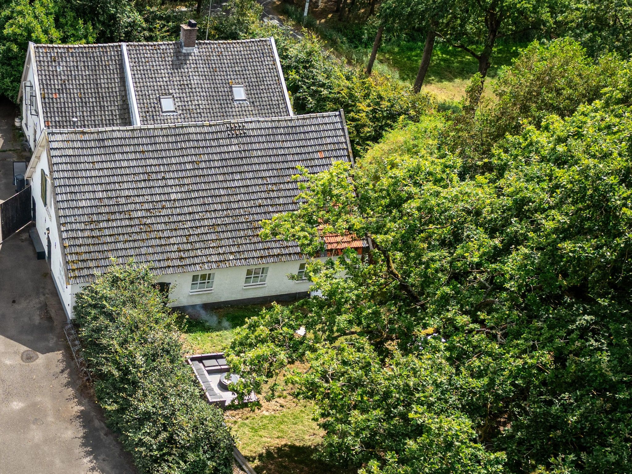 De buitenkant van Klein Blankenstein in Doorn