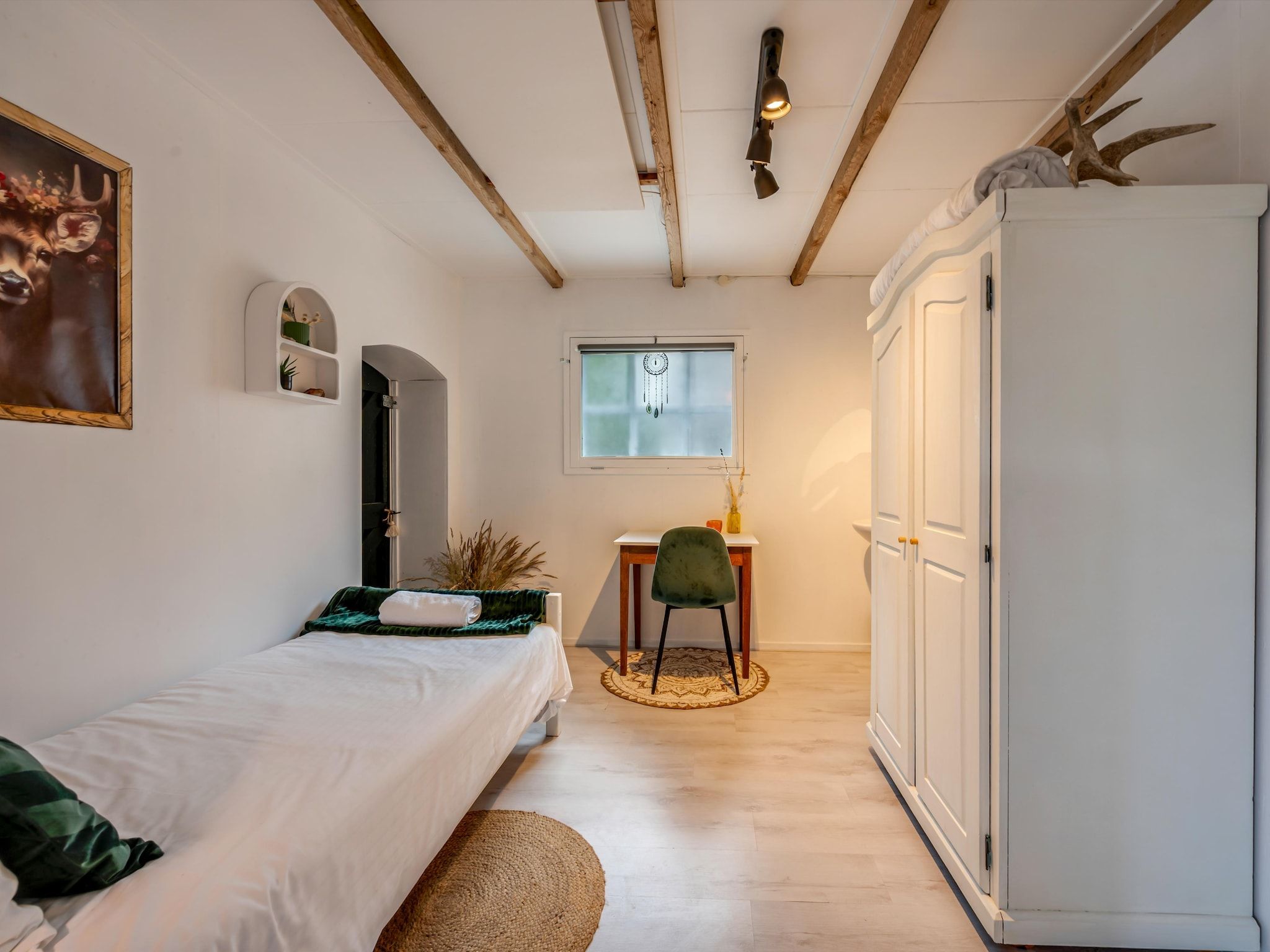 Een slaapkamer van Klein Blankenstein in Doorn