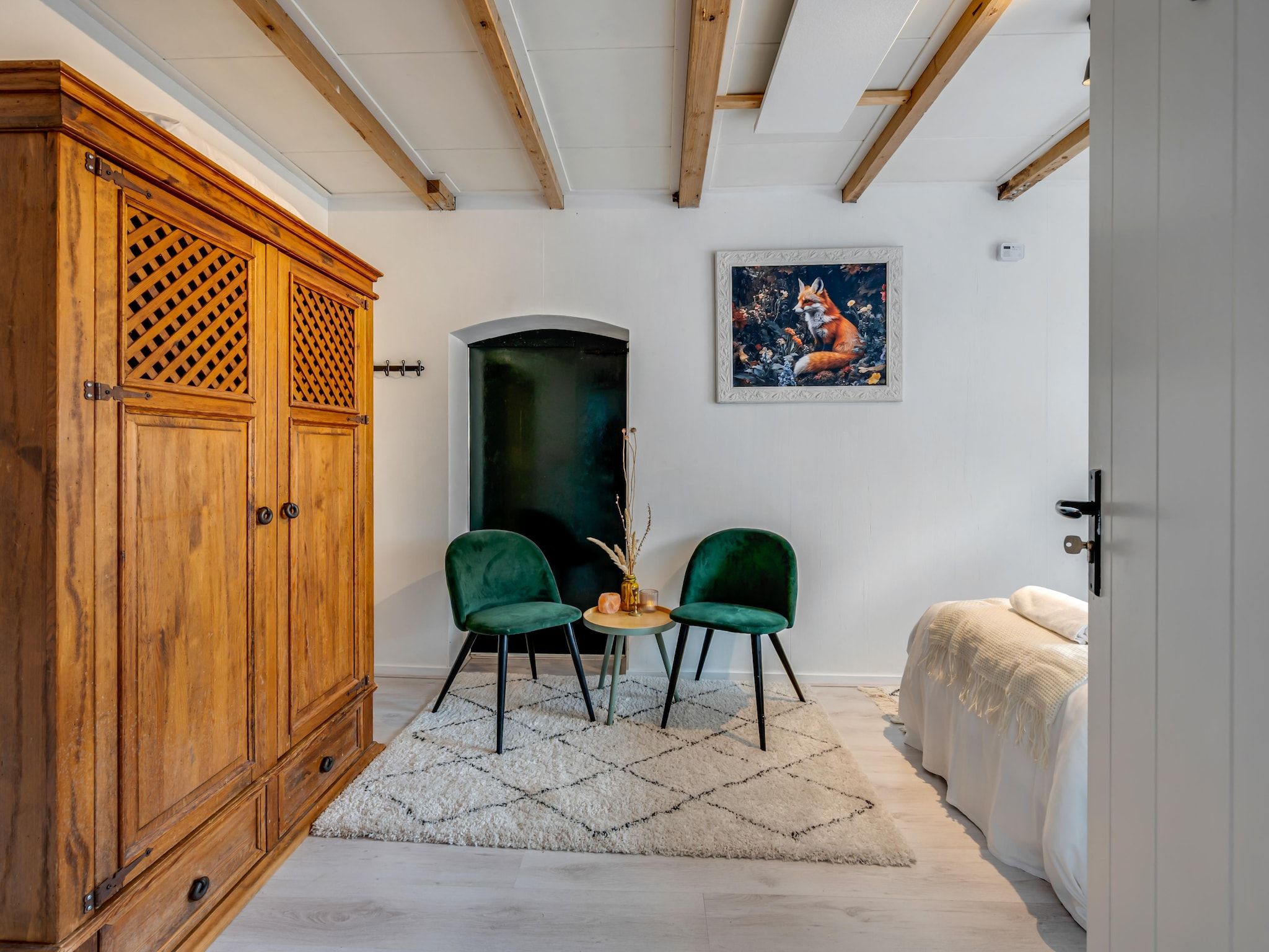 Een slaapkamer van Klein Blankenstein in Doorn