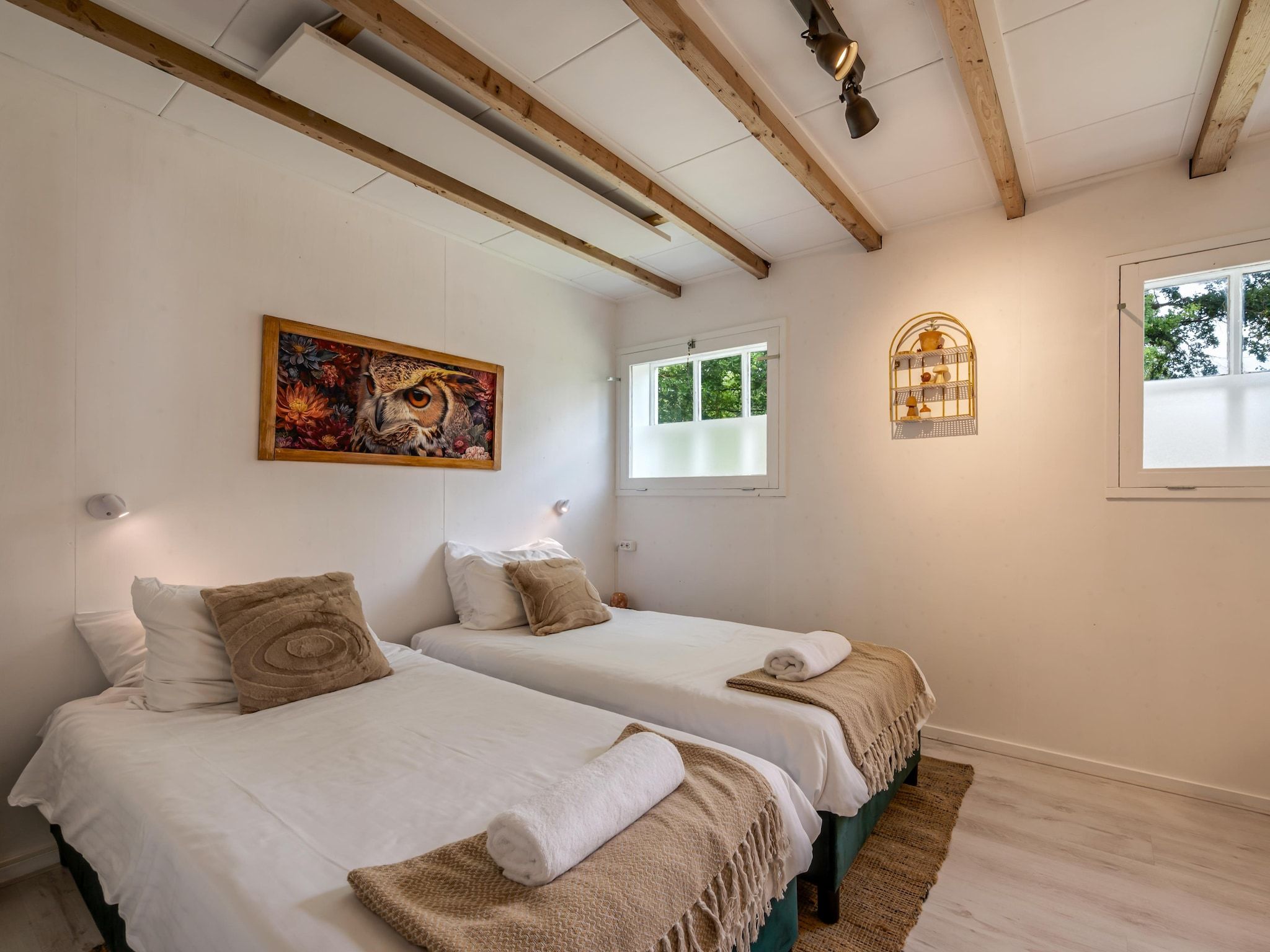 Een slaapkamer van Klein Blankenstein in Doorn