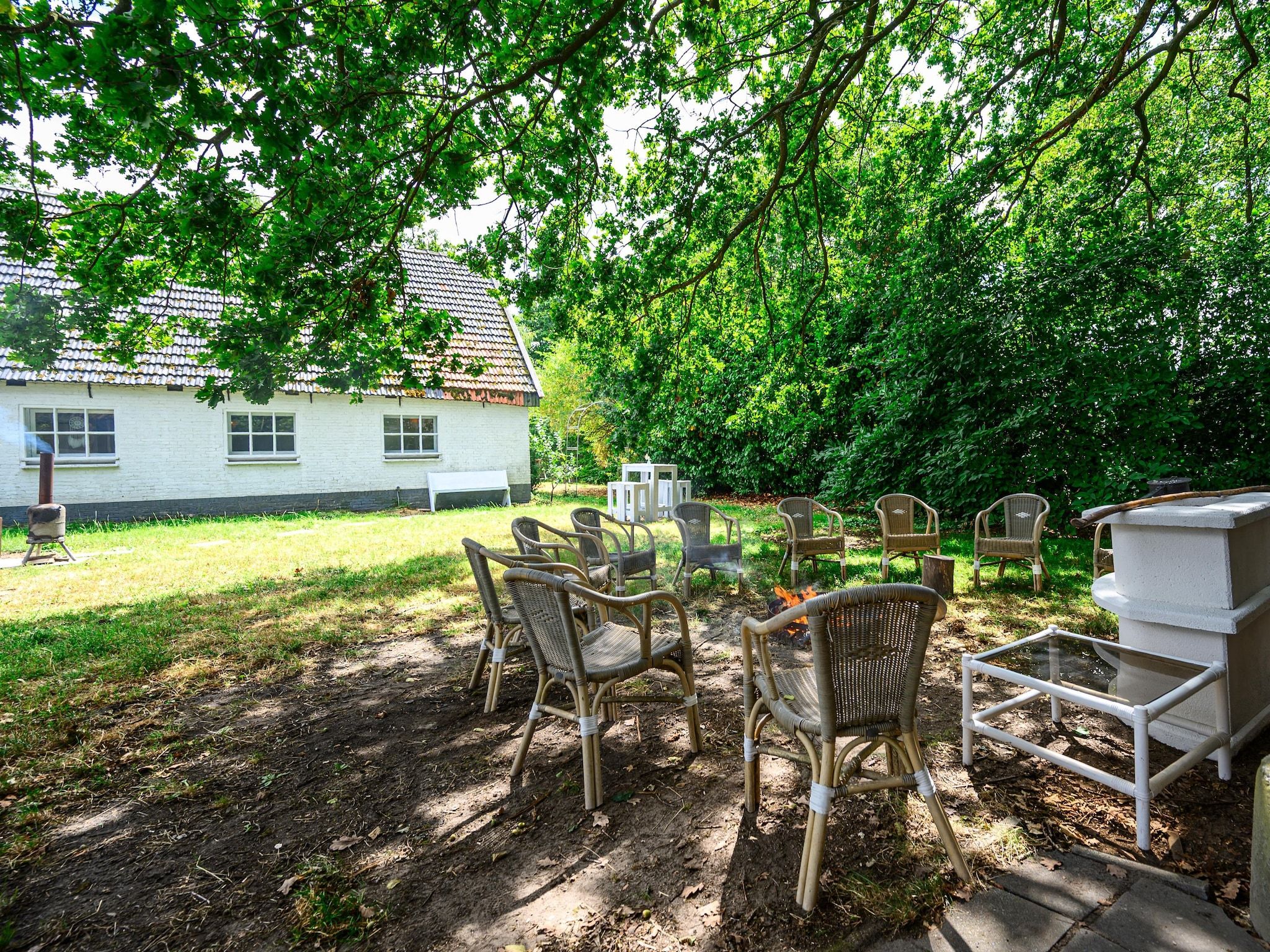 De tuin van Klein Blankenstein in Doorn
