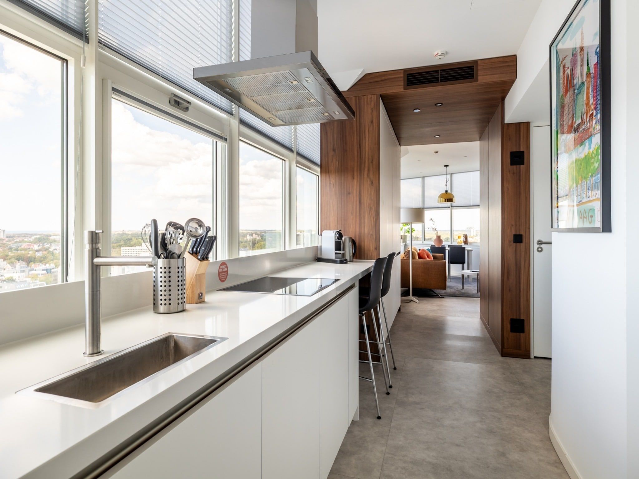 De keuken van Toren van Oud 3 in Den Haag