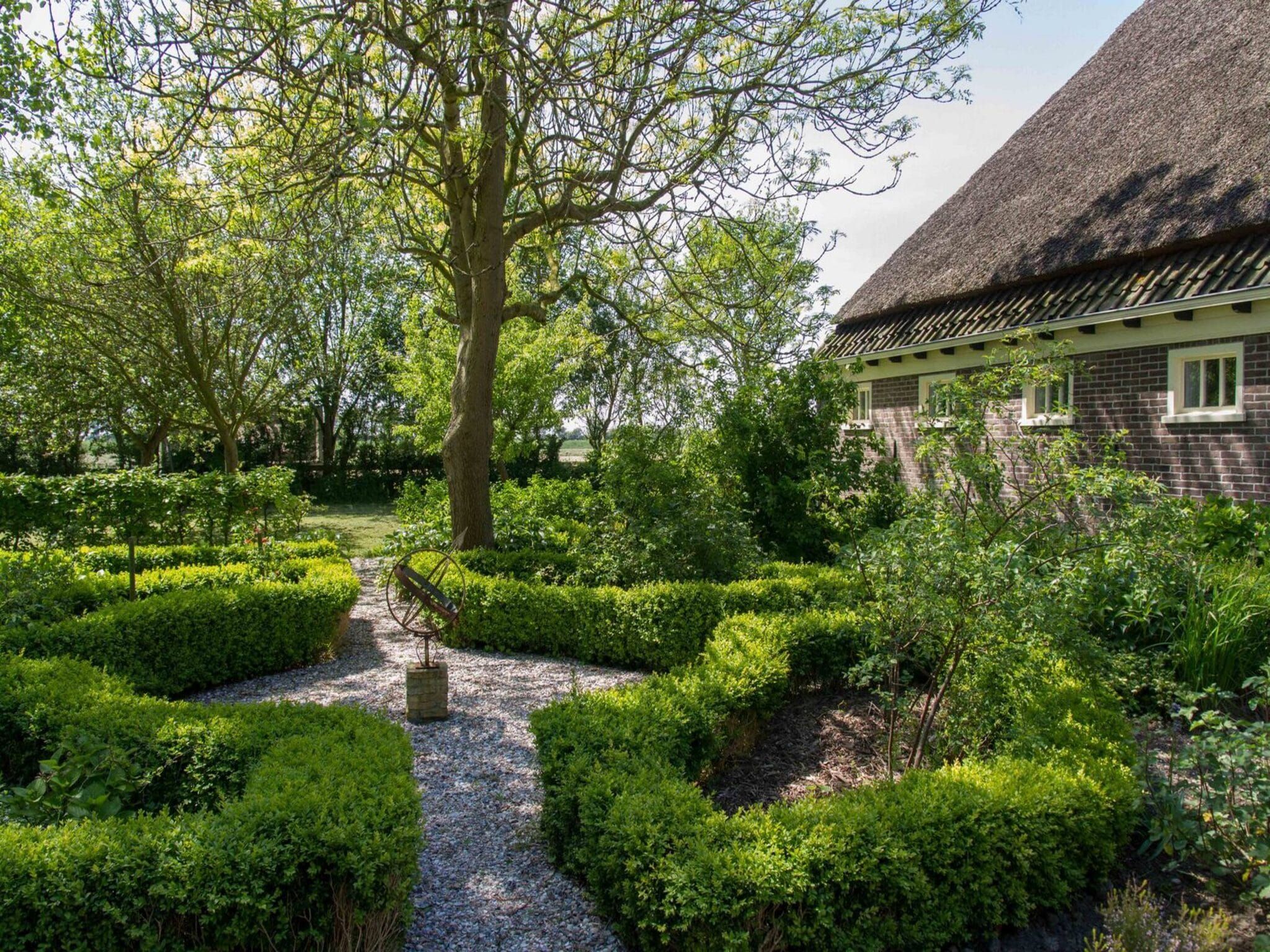 De tuin van Appartement Nostalgisch in Schagen