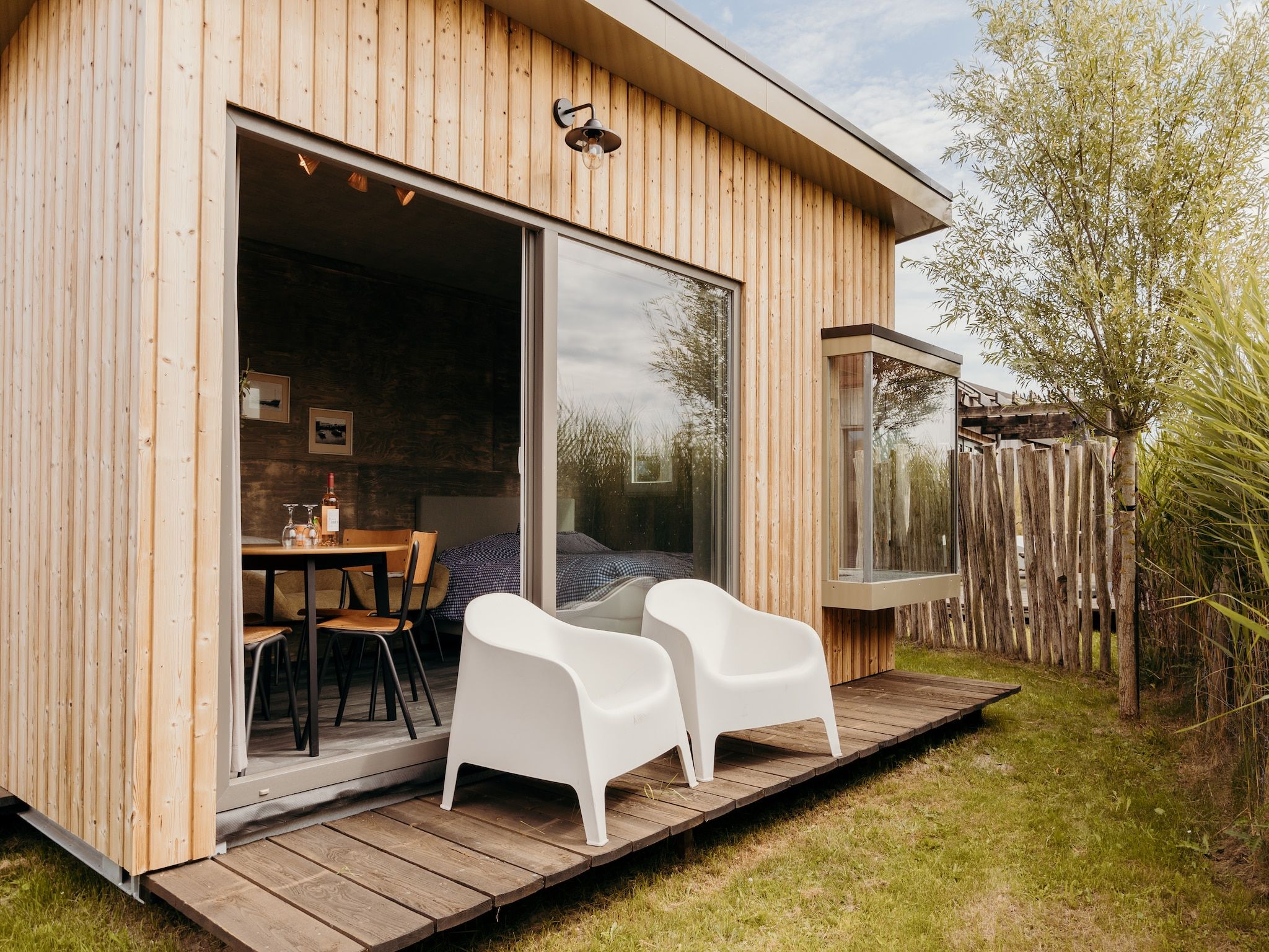 Het terras van Solglimt 4 Pers. in Callantsoog