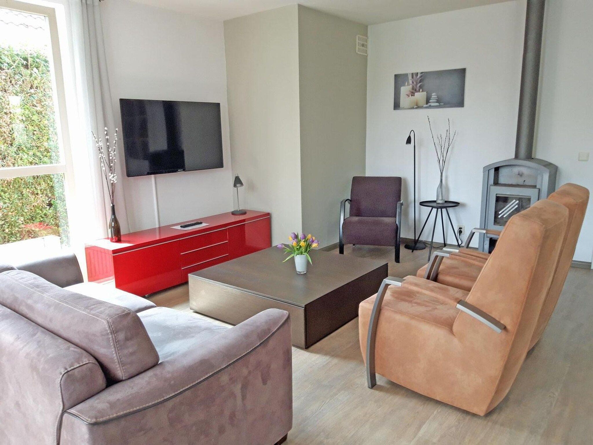 De woonkamer van 4-Persons Mi Casa in Ewijk