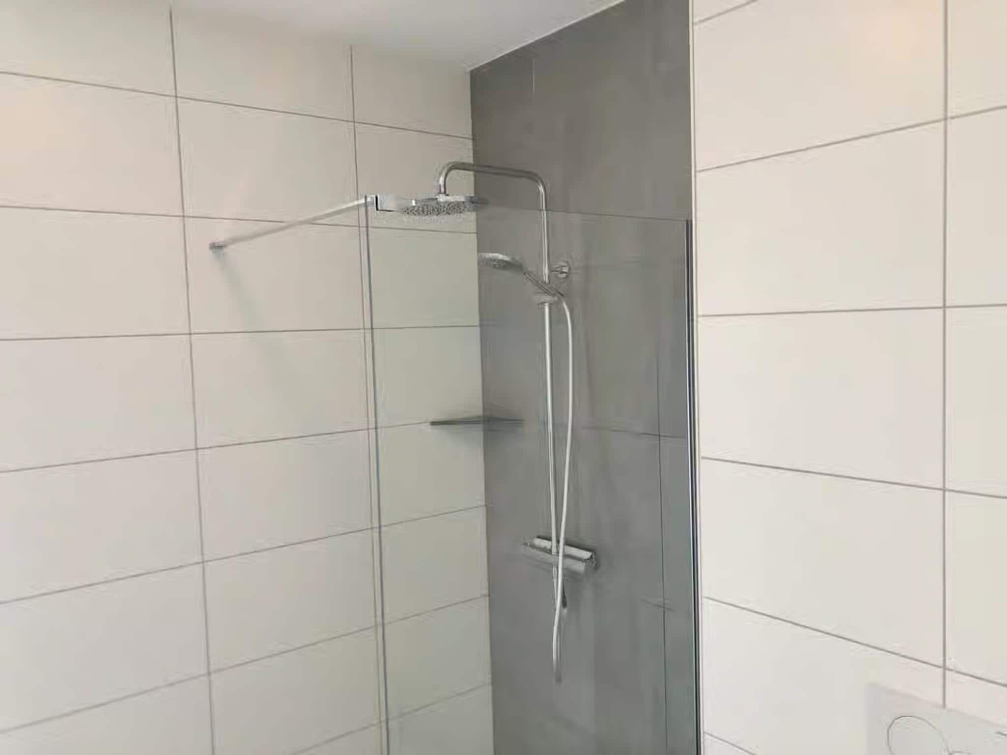 De badkamer van Plein 40 Lodge 8 in Zoutelande