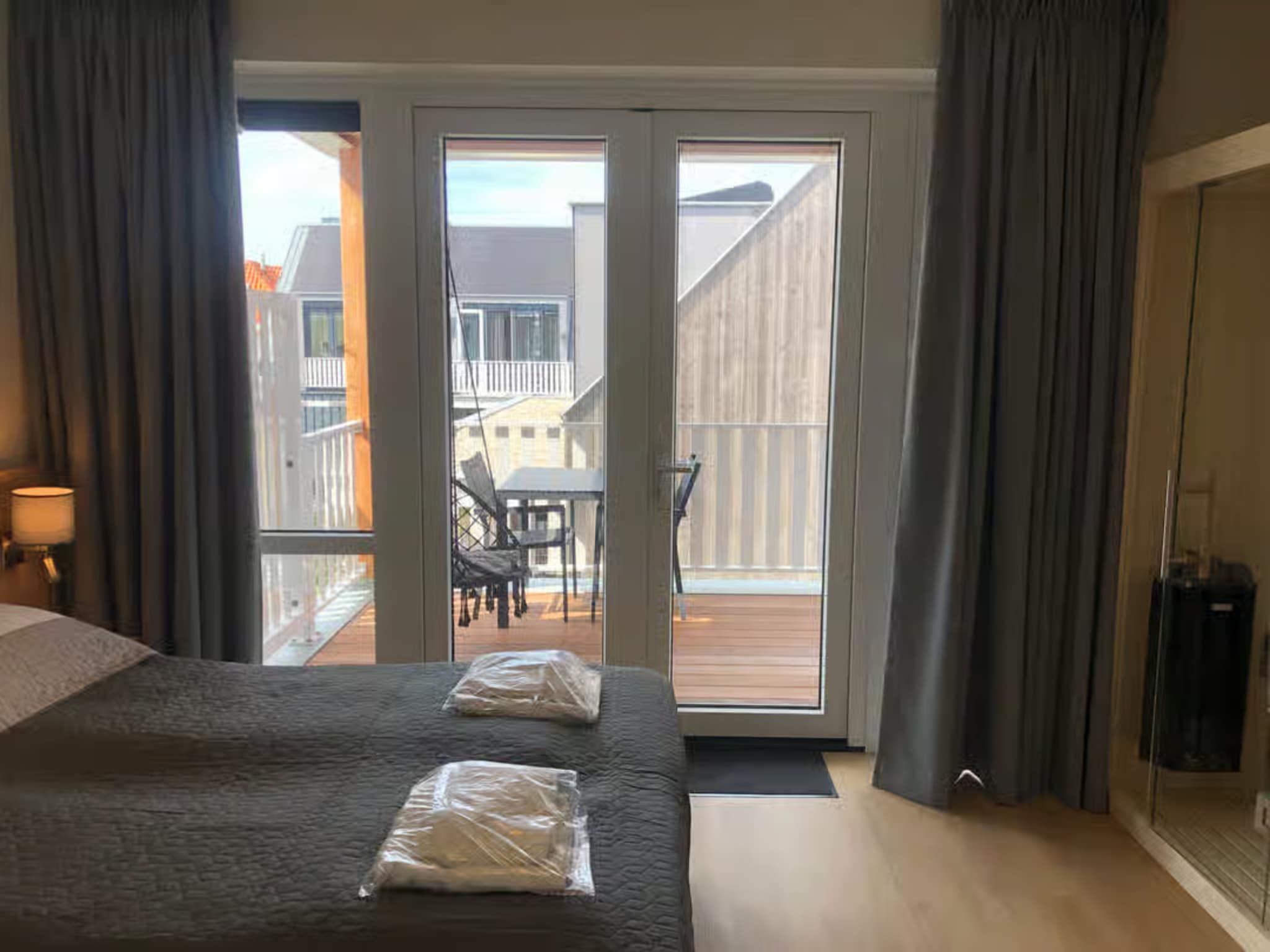 Een slaapkamer van Plein 40 Lodge 11 - New in Zoutelande