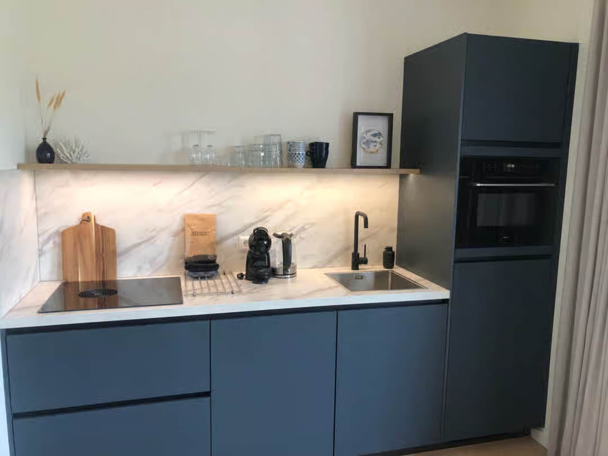 De keuken van Plein 40 Lodge 11 - New in Zoutelande