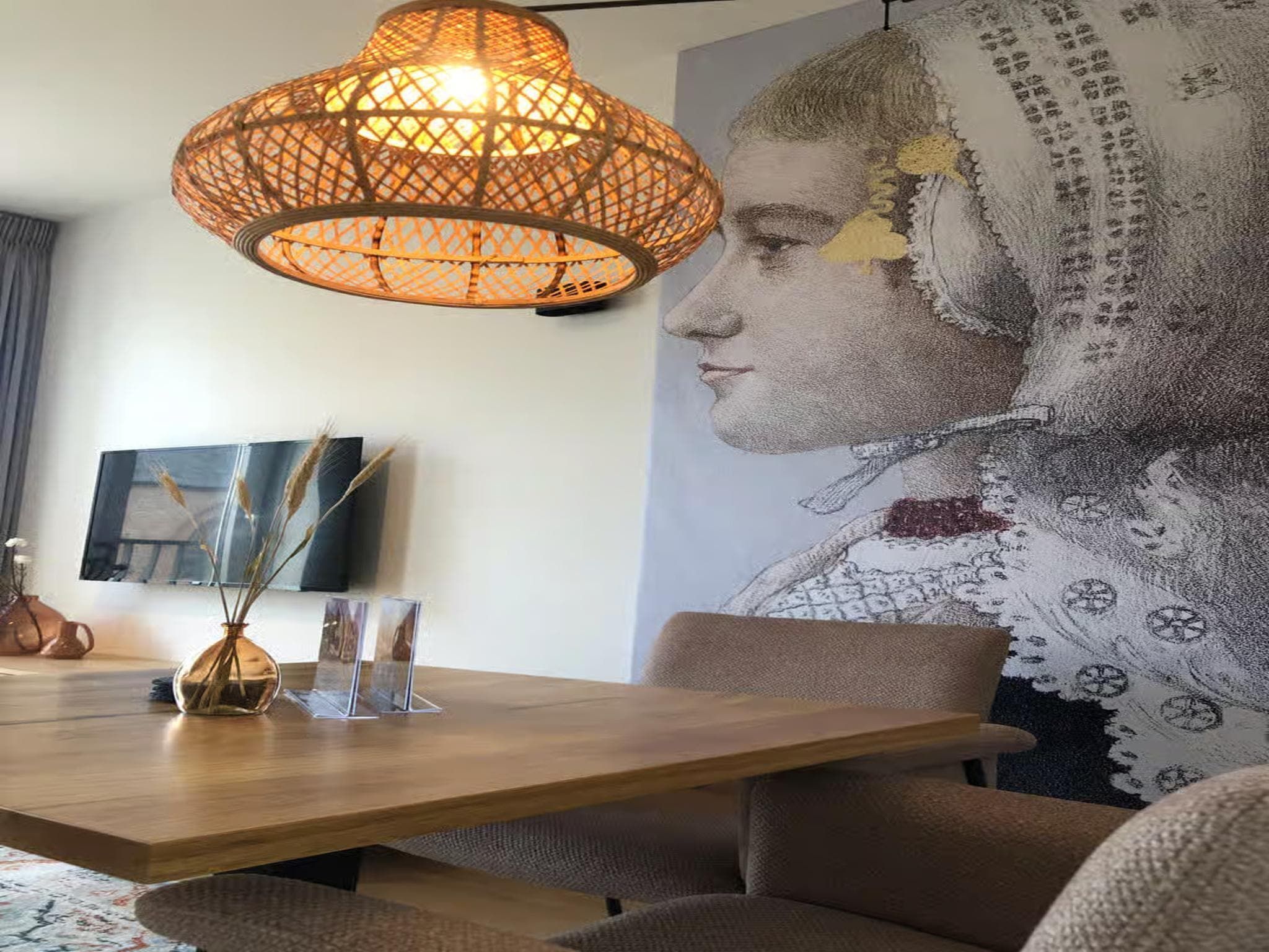 De eetkamer van Plein 40 Lodge 11 - New in Zoutelande