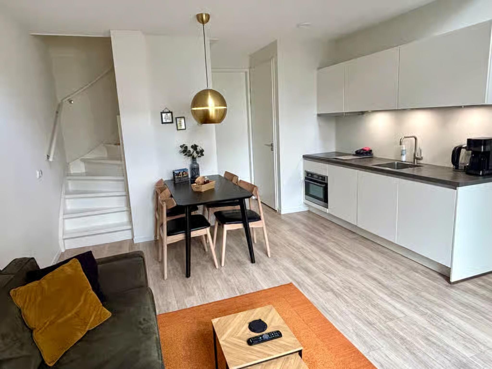 De keuken van Plein 40 Lodge 26 in Zoutelande