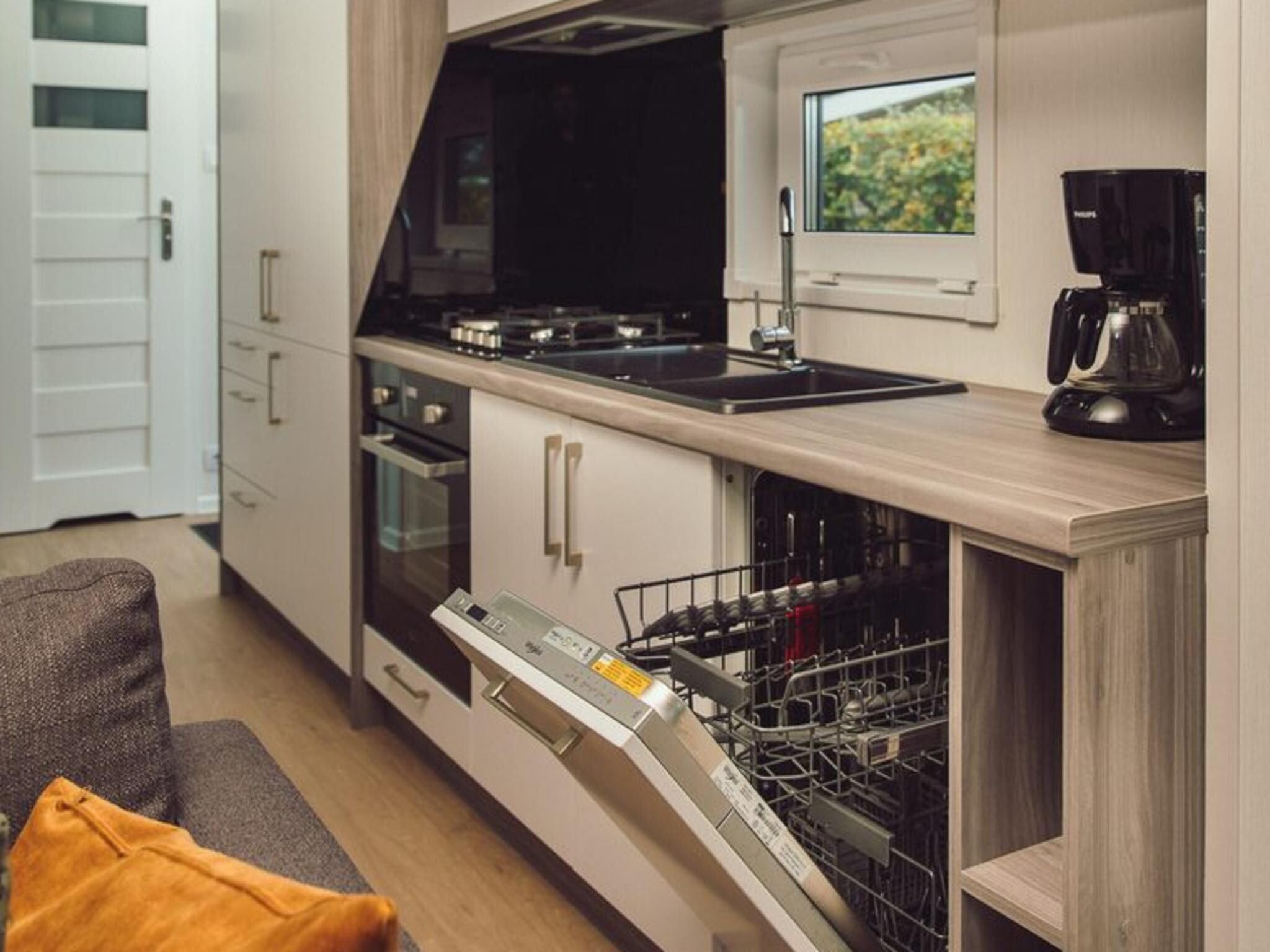 De keuken van Tiny Cabin with Hottub I 4 people in Rijssen