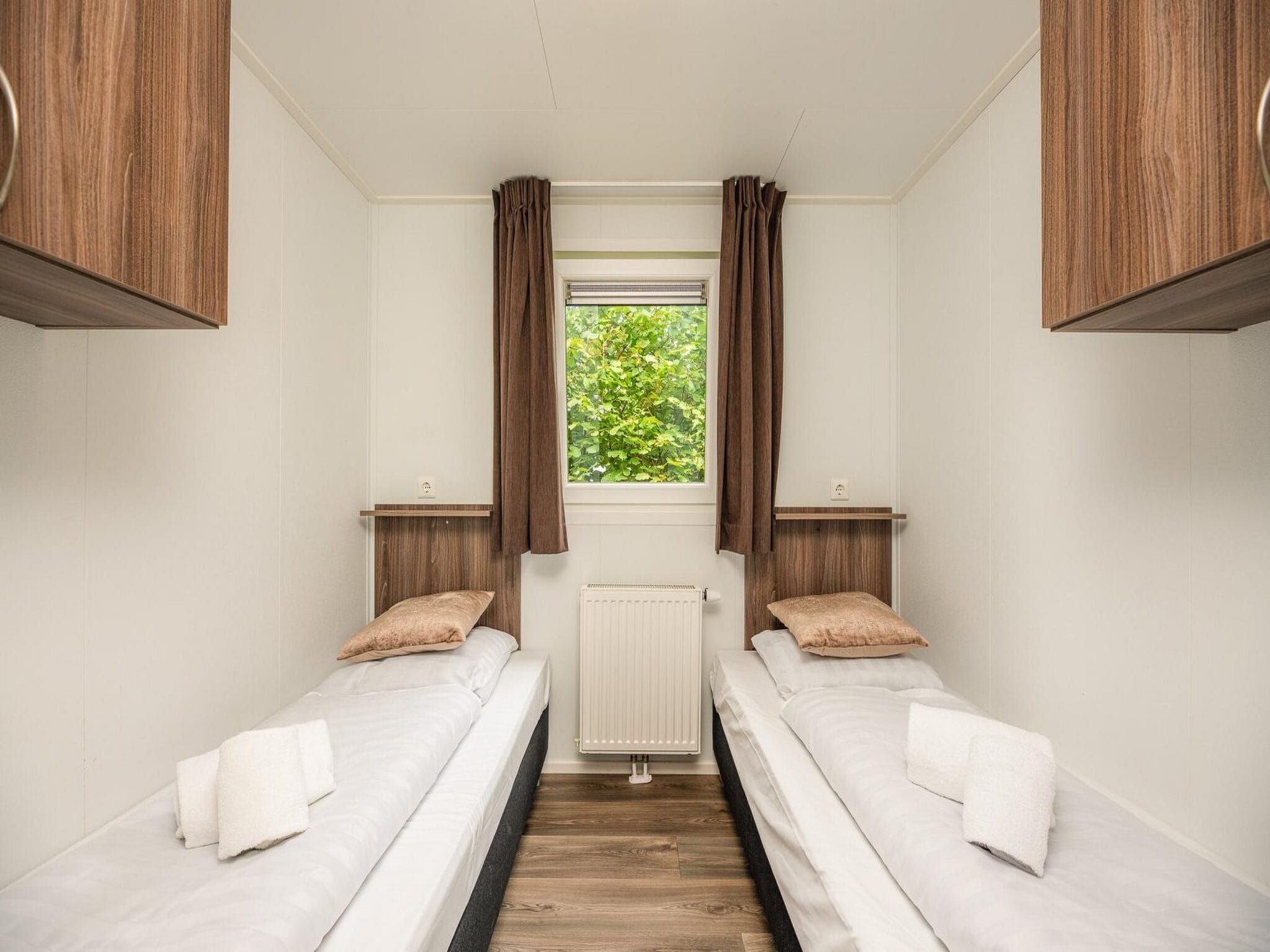 Een slaapkamer van Forest doglodge with hot tub | 4 people in Rijssen