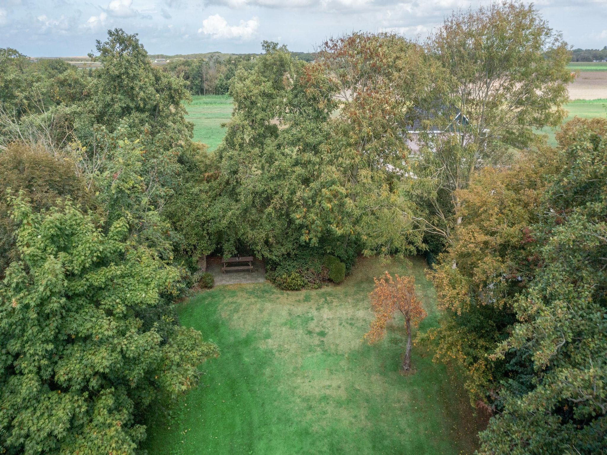 De tuin van Het oude dijkje in De Koog