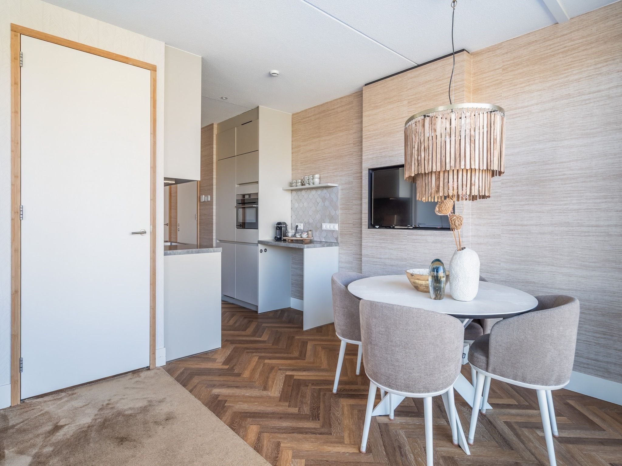 De eetkamer van Apartment Bries| 4 Persons in Sint Maartenszee