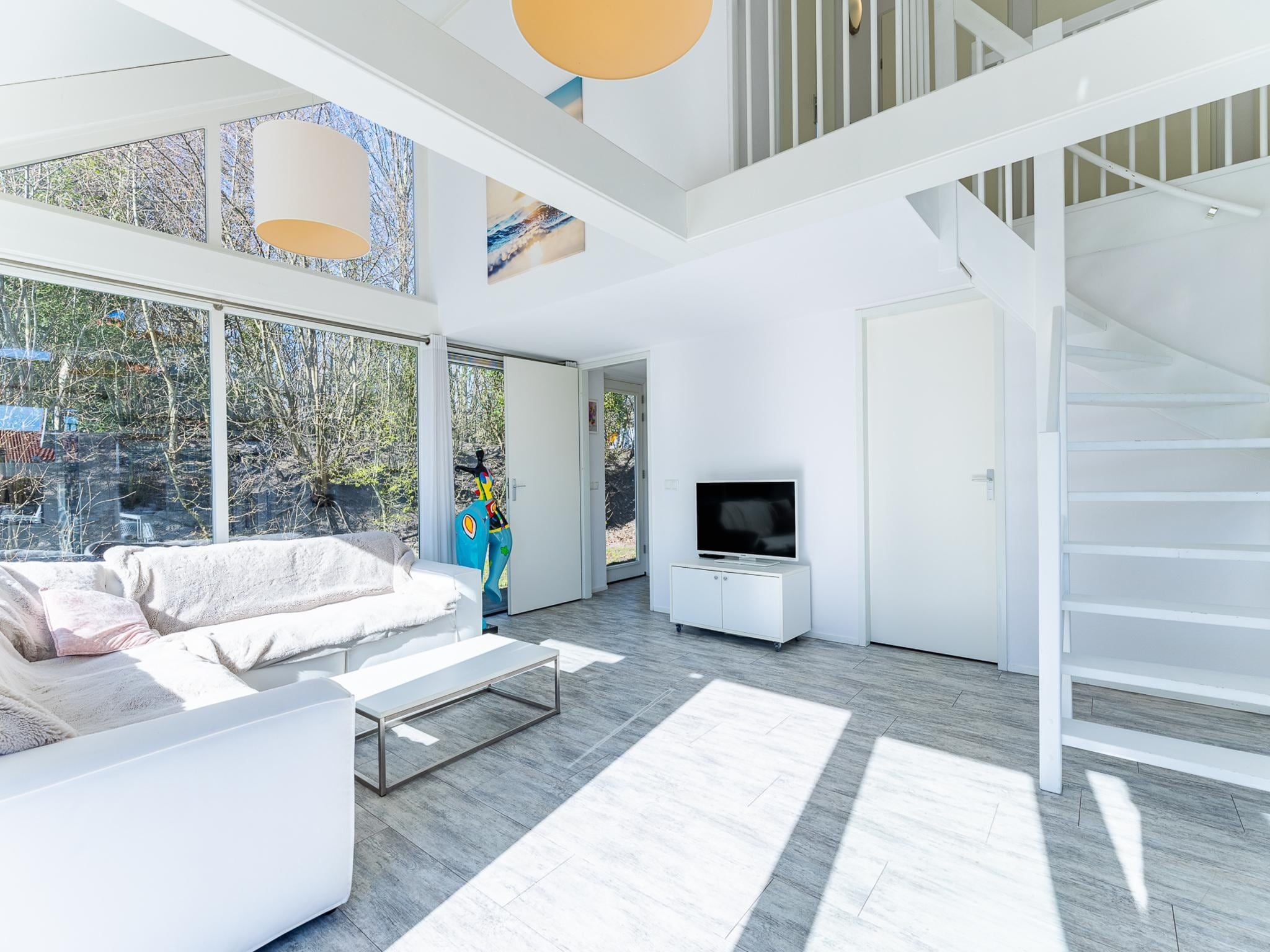 De woonkamer van Zonnedorp 4 Villa Jula Renesse | Comfortable beach villa for 6 People in Renesse