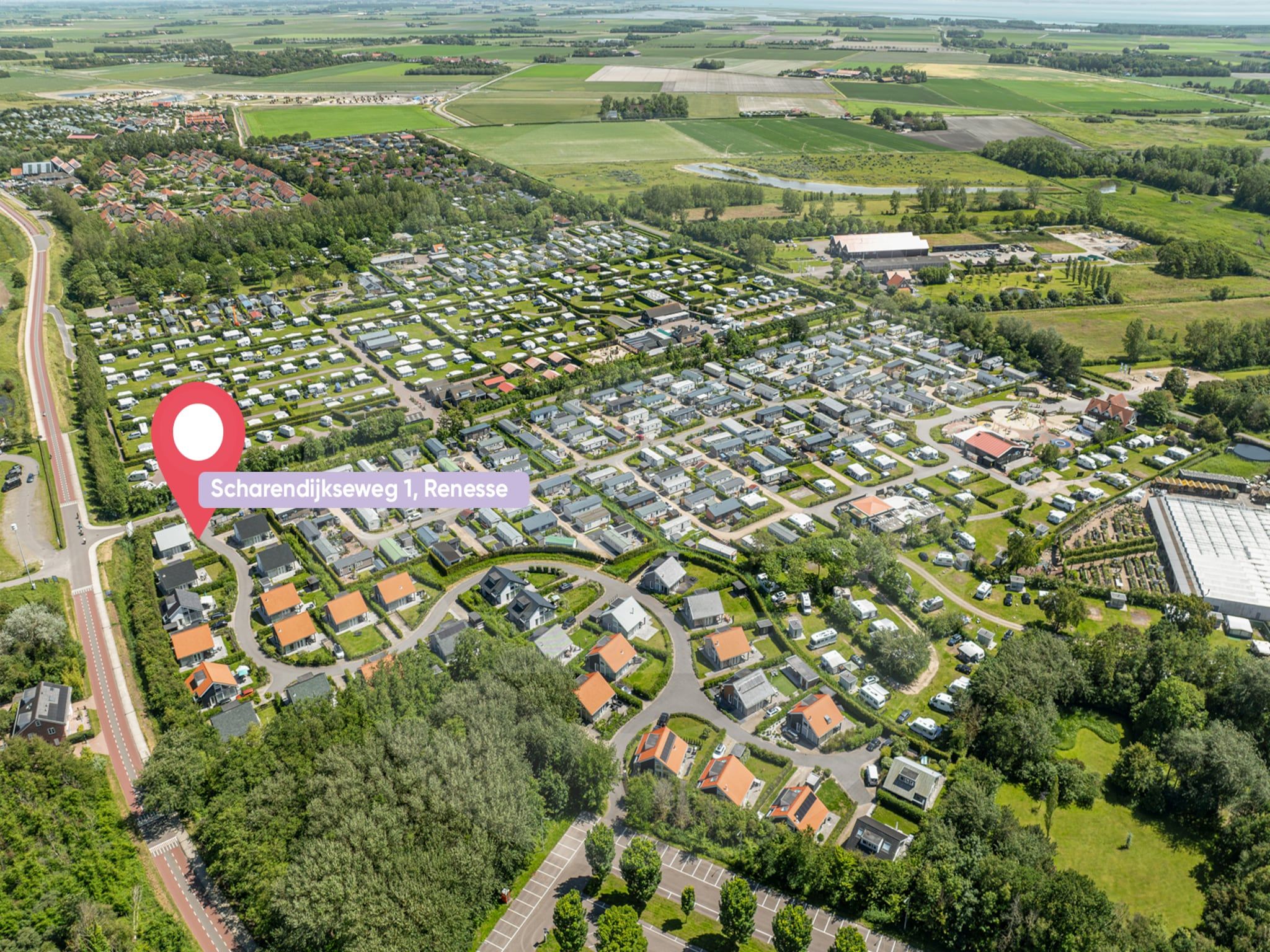 De omgeving van Zonnedorp 19 Modern holiday home Renesse | Beach within walking distance in Renesse
