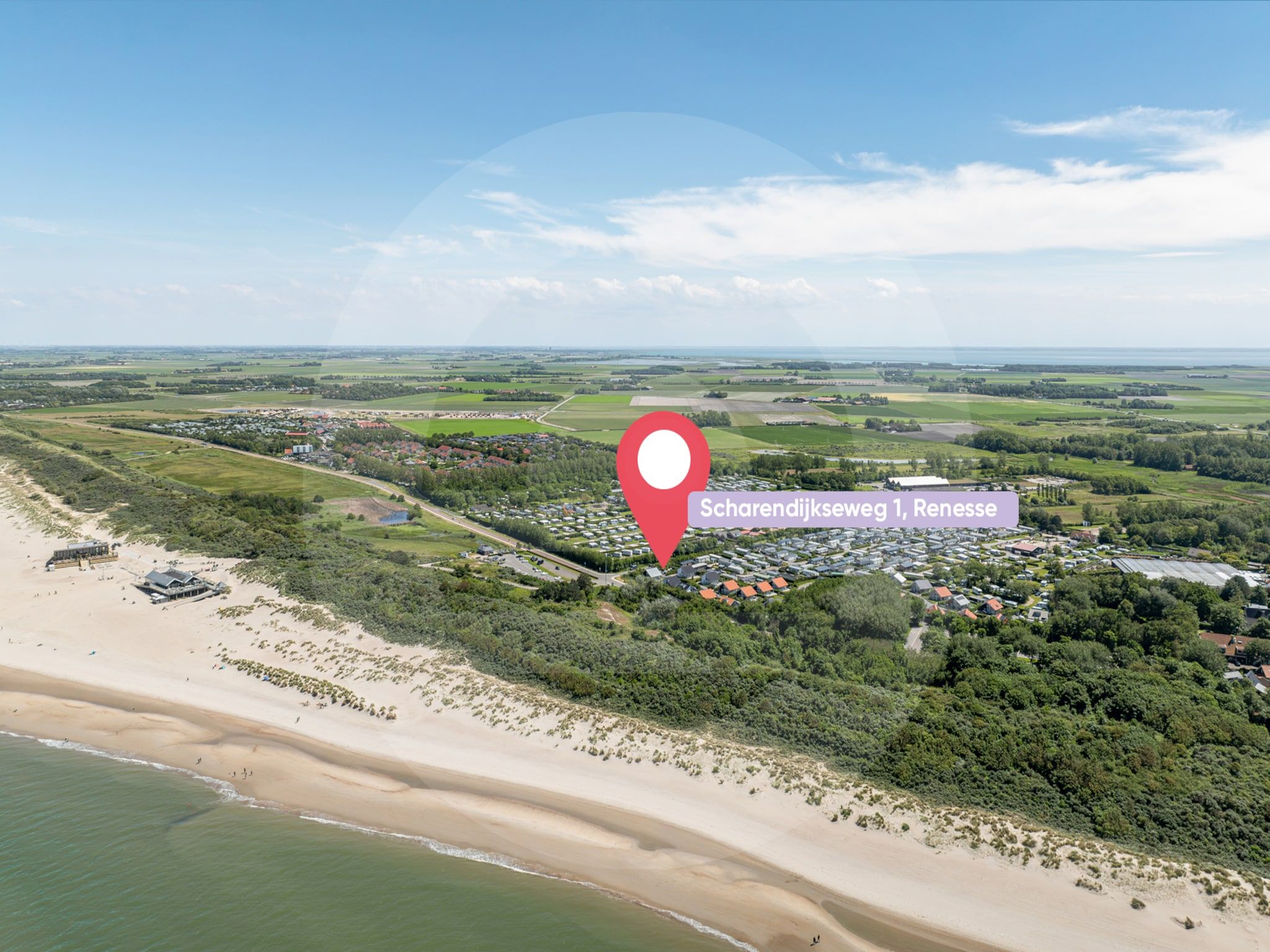 De omgeving van Zonnedorp 19 Modern holiday home Renesse | Beach within walking distance in Renesse
