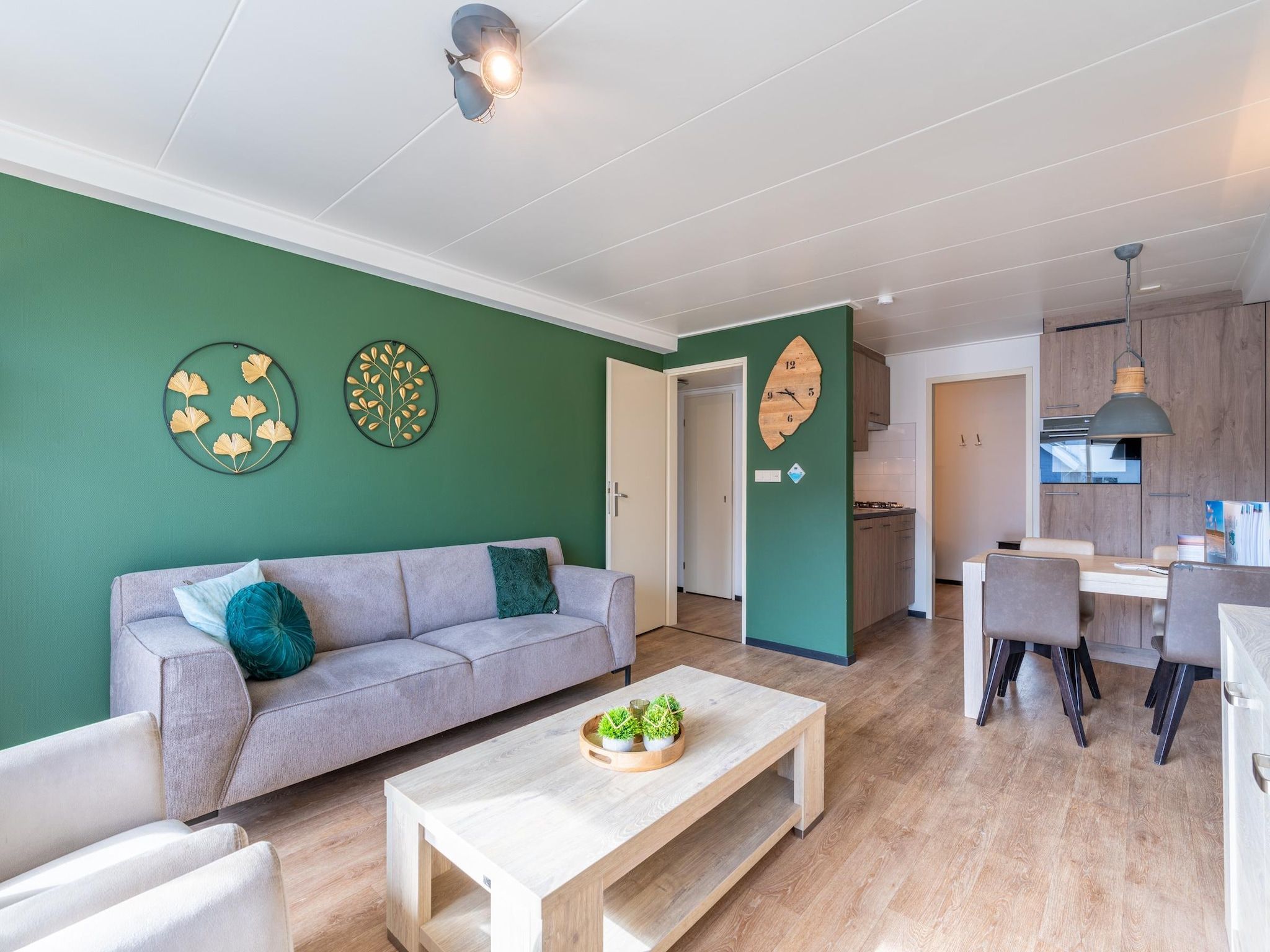 De woonkamer van De Anna 218 - Zee in De Koog