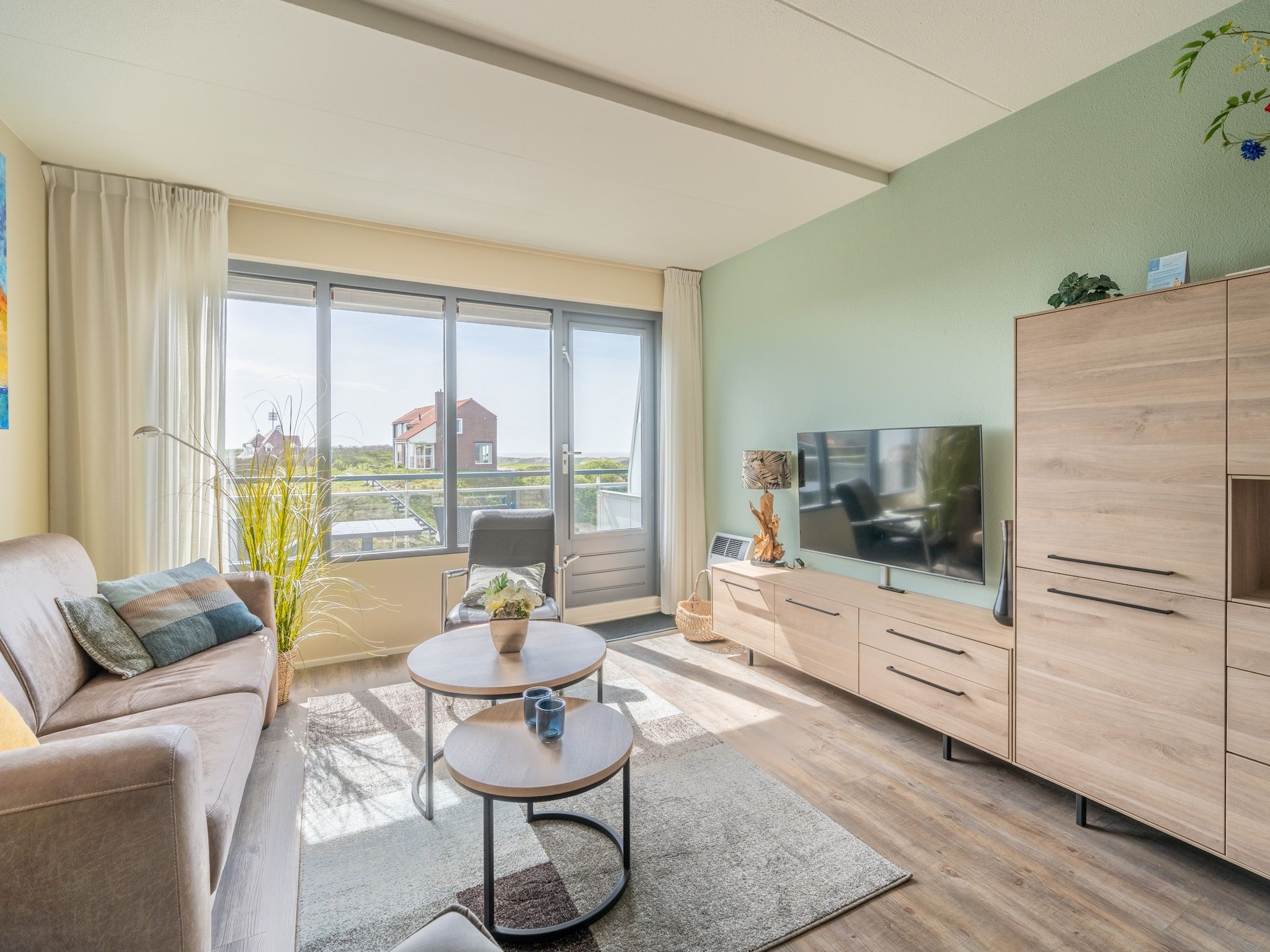 De woonkamer van Juliana 088 in De Koog