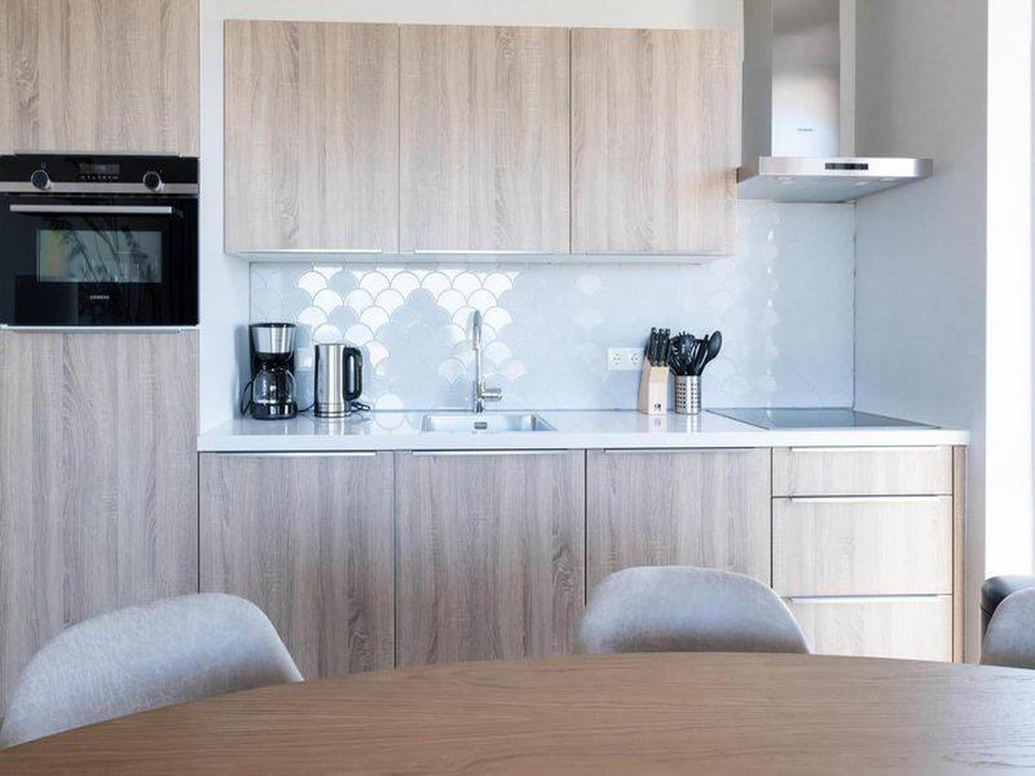 De keuken van Luxury Beach Apartment | 4 Pers. in Workum