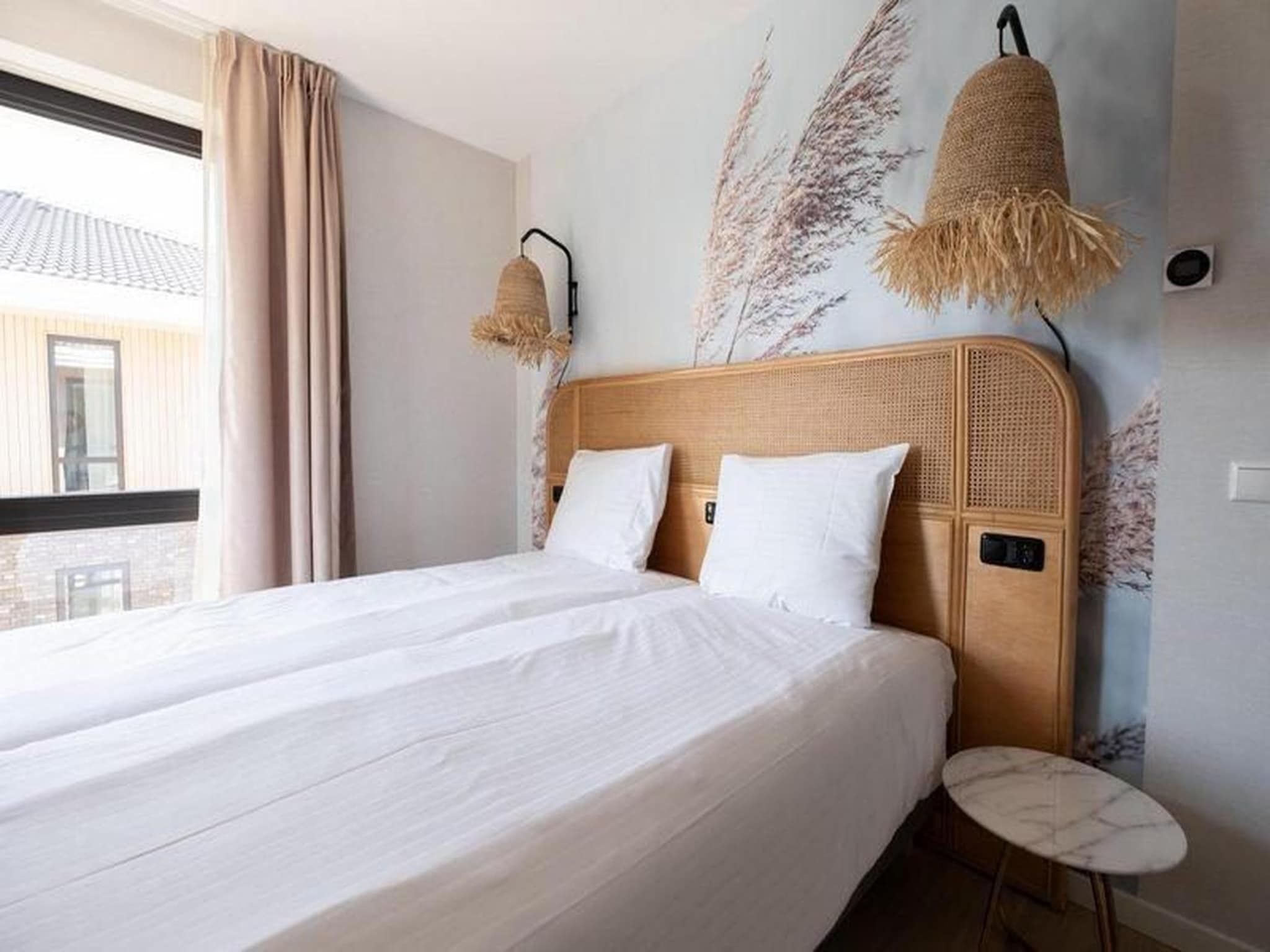 Een slaapkamer van Luxury Beach Apartment | 4+2 Pers. in Workum
