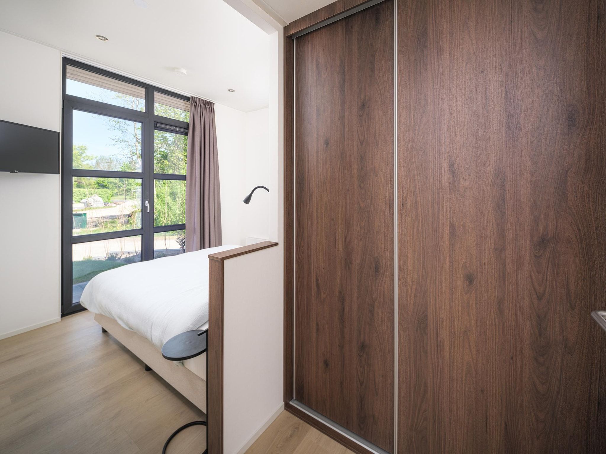 Een slaapkamer van Villa Meerzicht | 4 Pers. in Workum