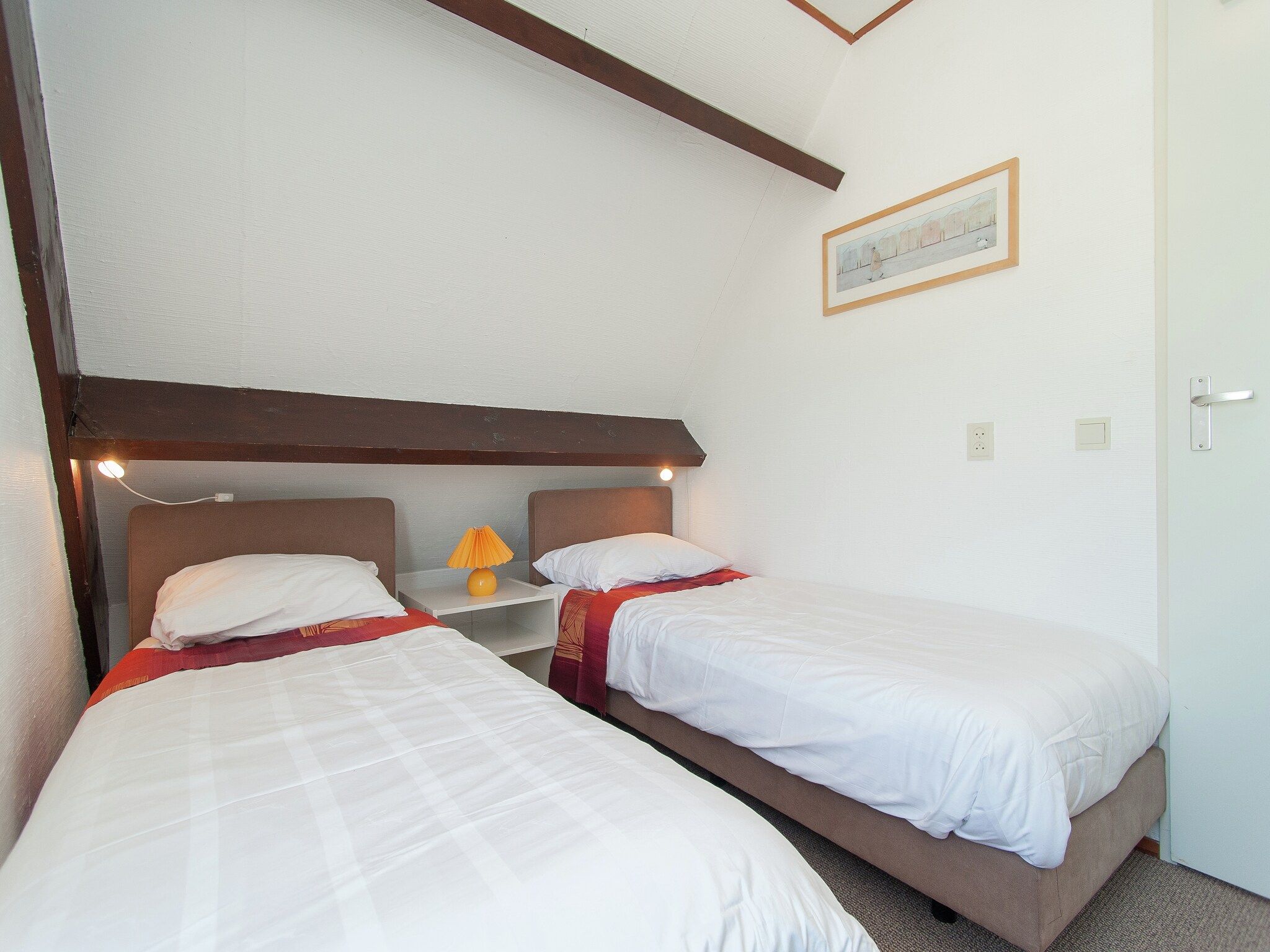 Een slaapkamer van De Waske in Warns