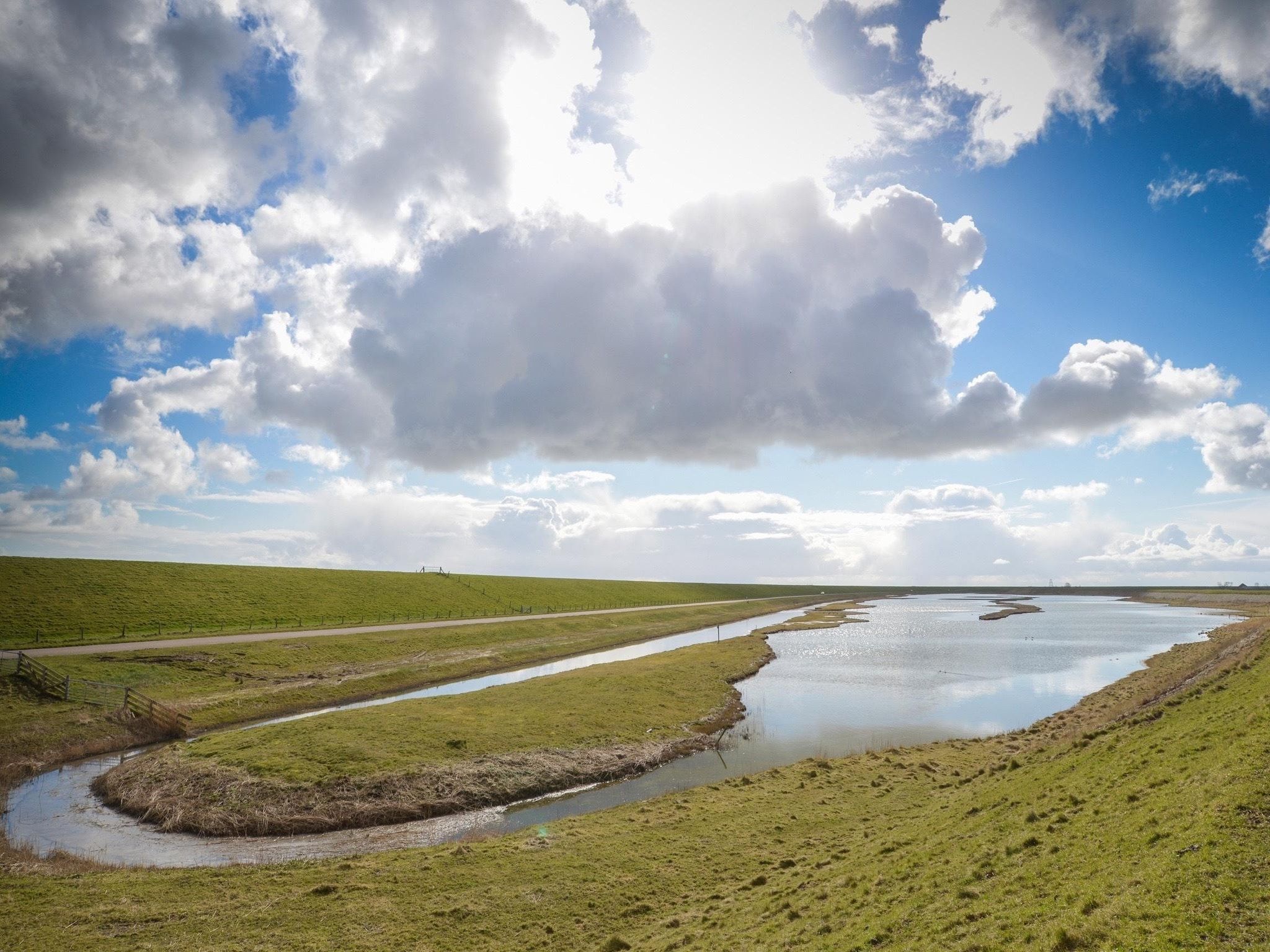 De omgeving van De Witte Parel in Den Burg