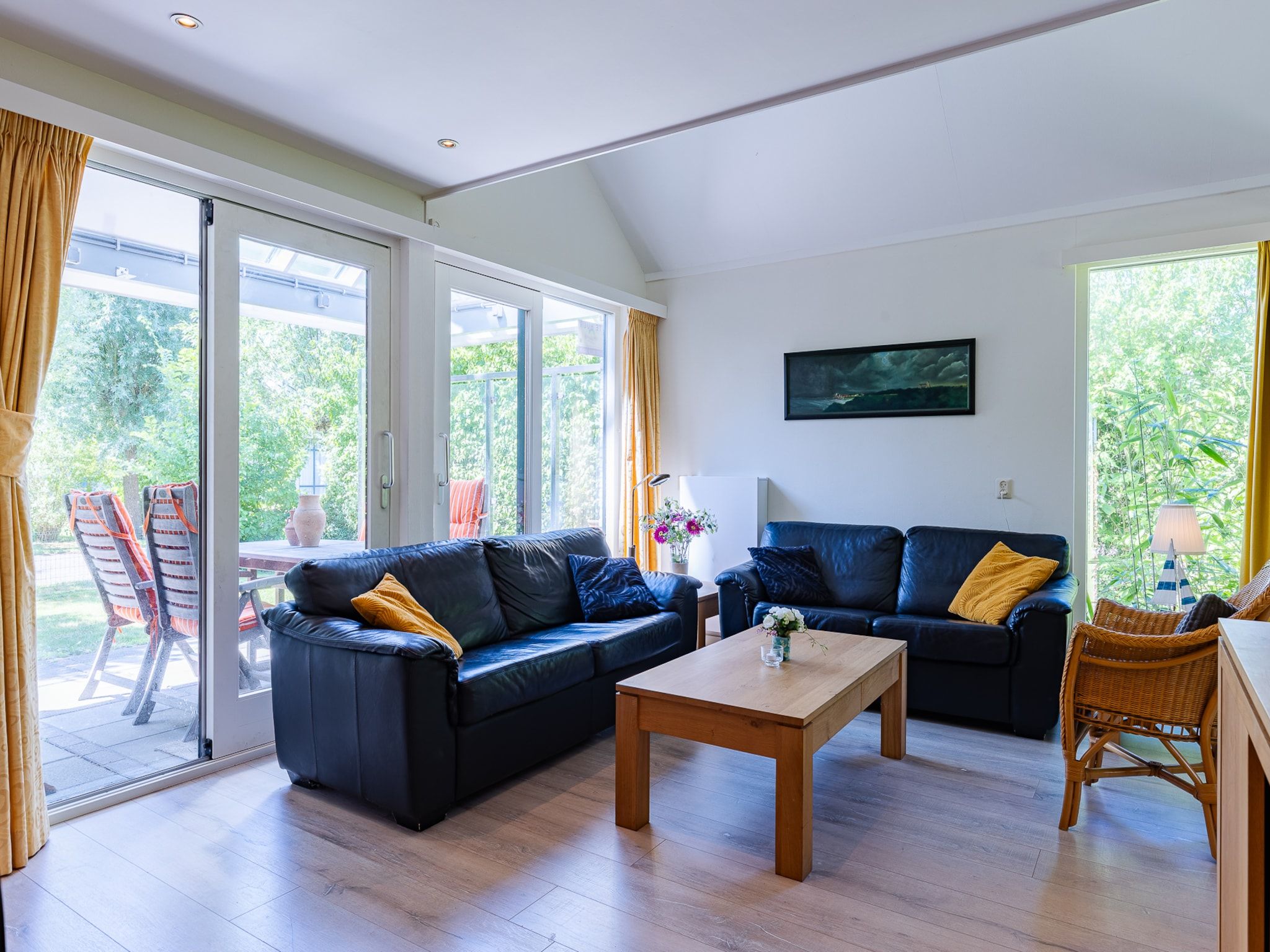 De woonkamer van Vakantiewoning - Westduin 6 I Vlissingen 'Zilt en zand' in Vlissingen