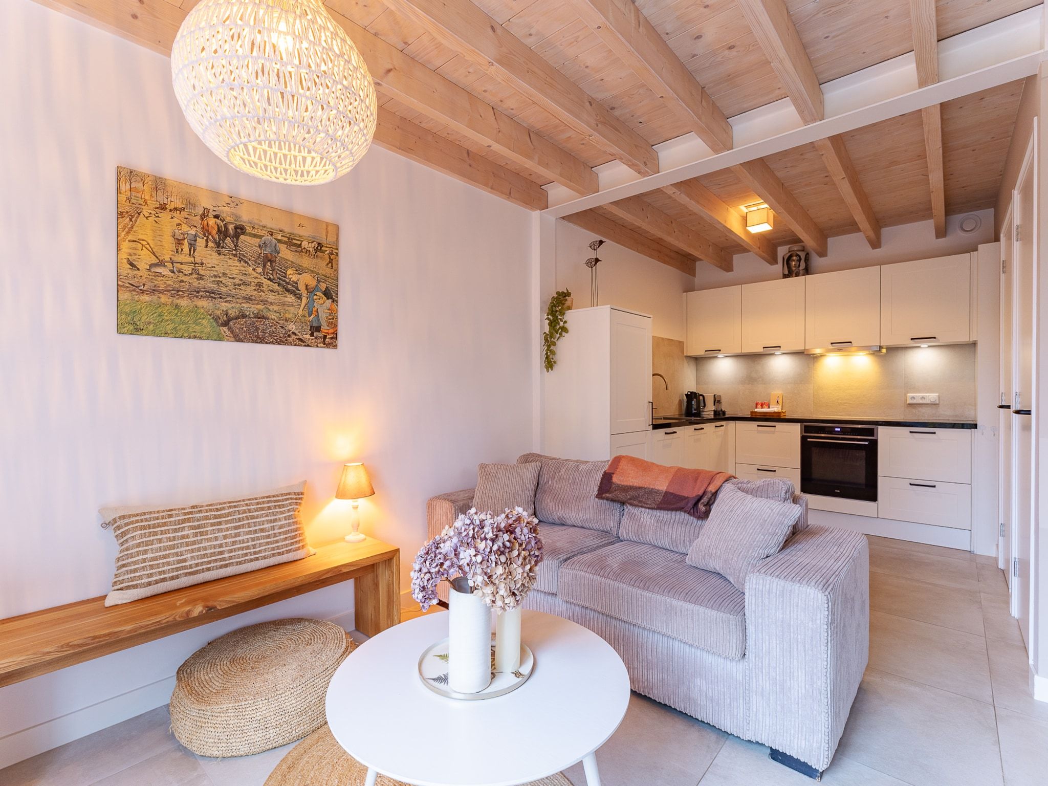 De woonkamer van Holiday home - Schoolstraat 6a | Vrouwenpolder in Vrouwenpolder