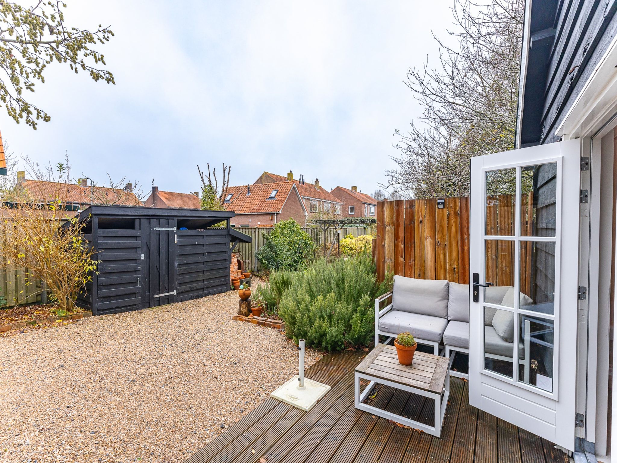 De tuin van Holiday home - Schoolstraat 6a | Vrouwenpolder in Vrouwenpolder
