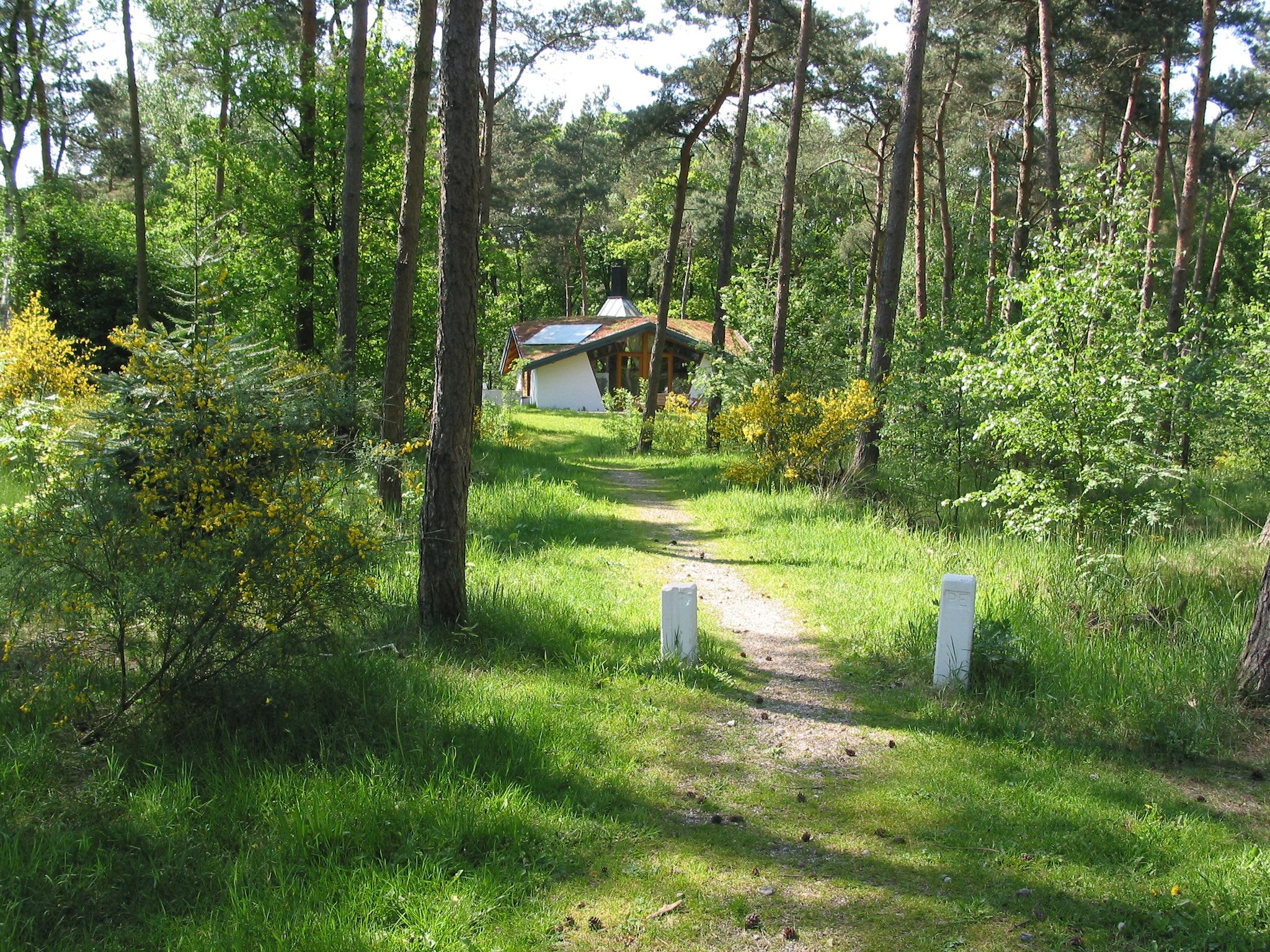 De buitenkant van Vakantiepark Herperduin 6 in Herpen