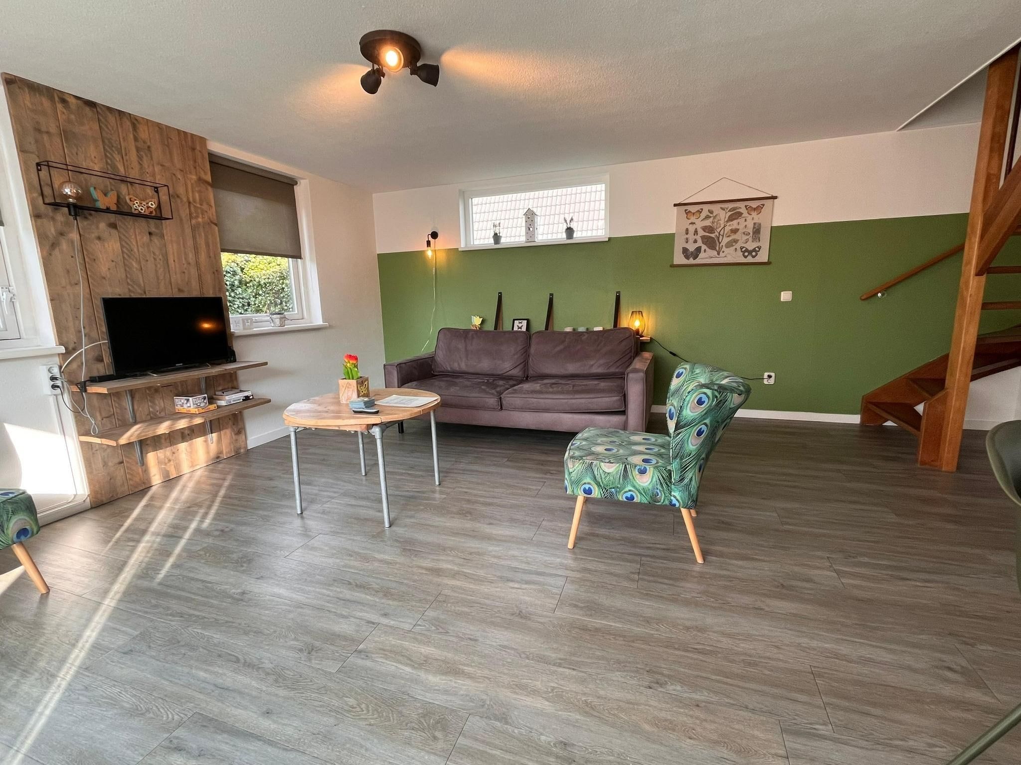 De woonkamer van Bungalow 4-persoons (3 slaapkamers) in Noordwijk