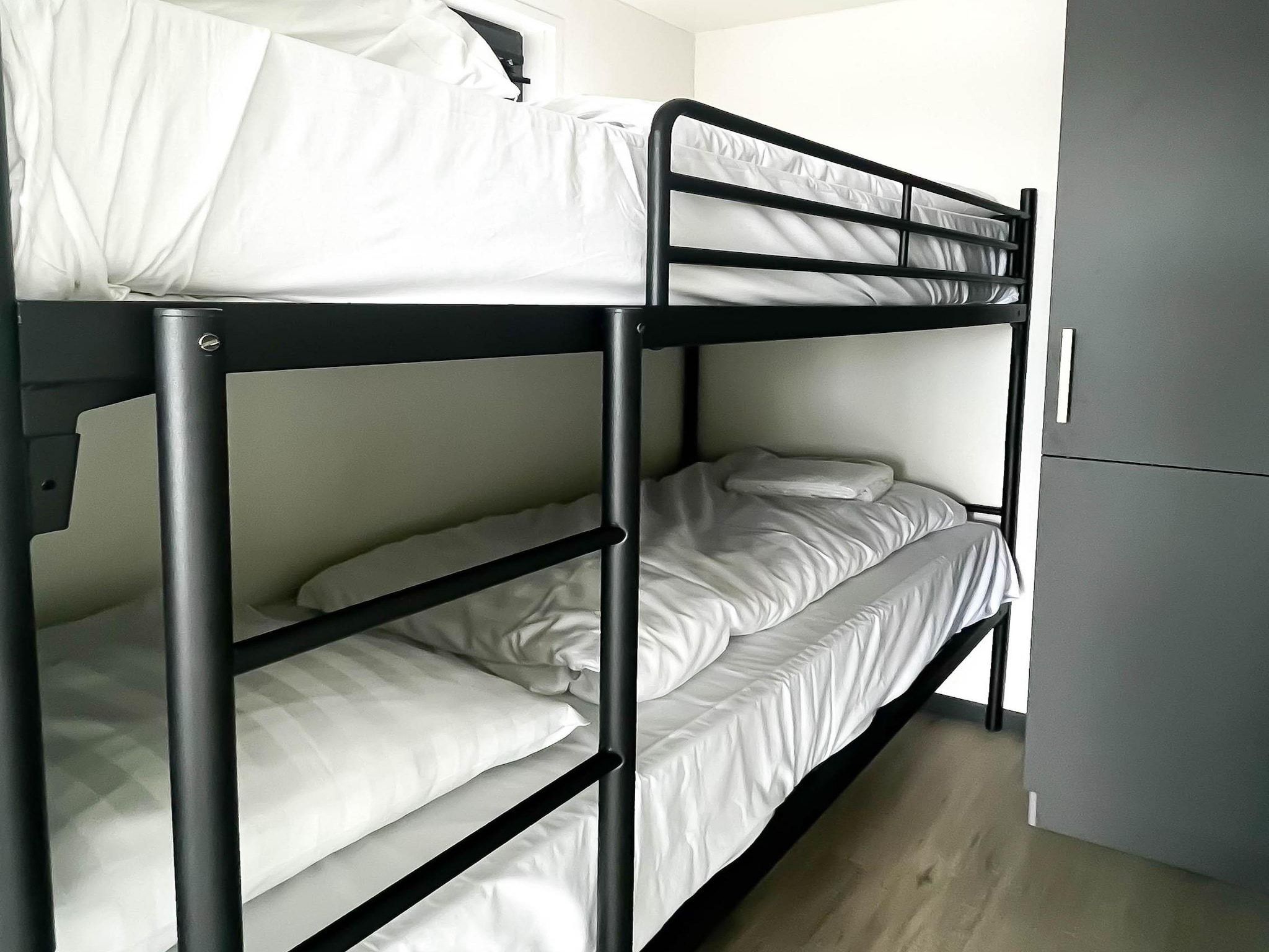 Een slaapkamer van Prachtzicht in Uitgeest
