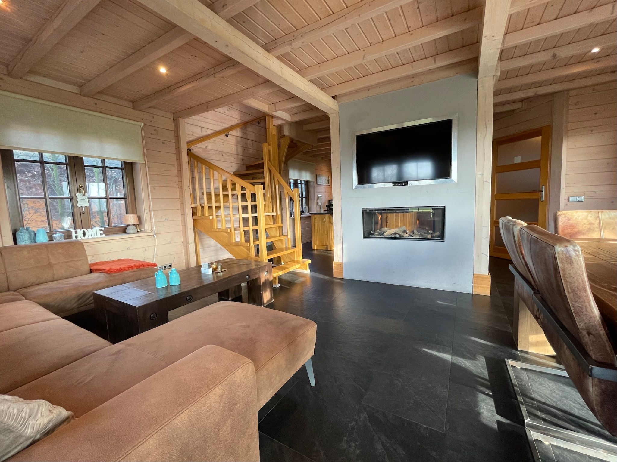 De woonkamer van Salland Hideaway - 4 persons in Den Ham