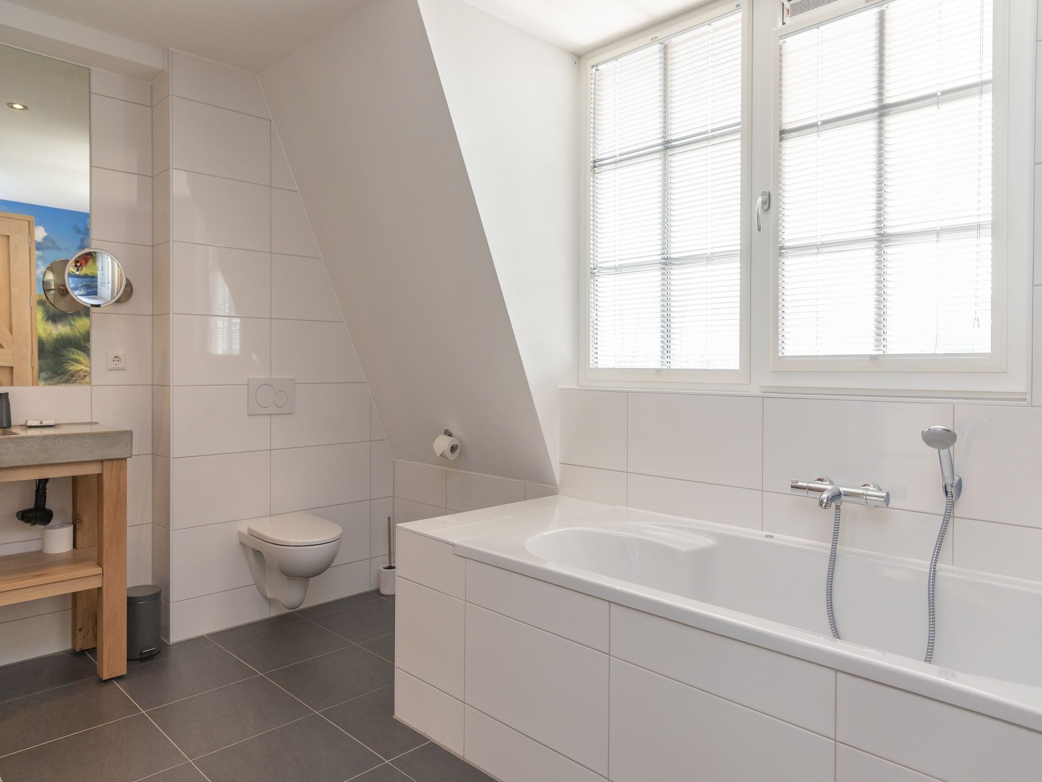 De badkamer van Waddenweelde Texel in Den Burg