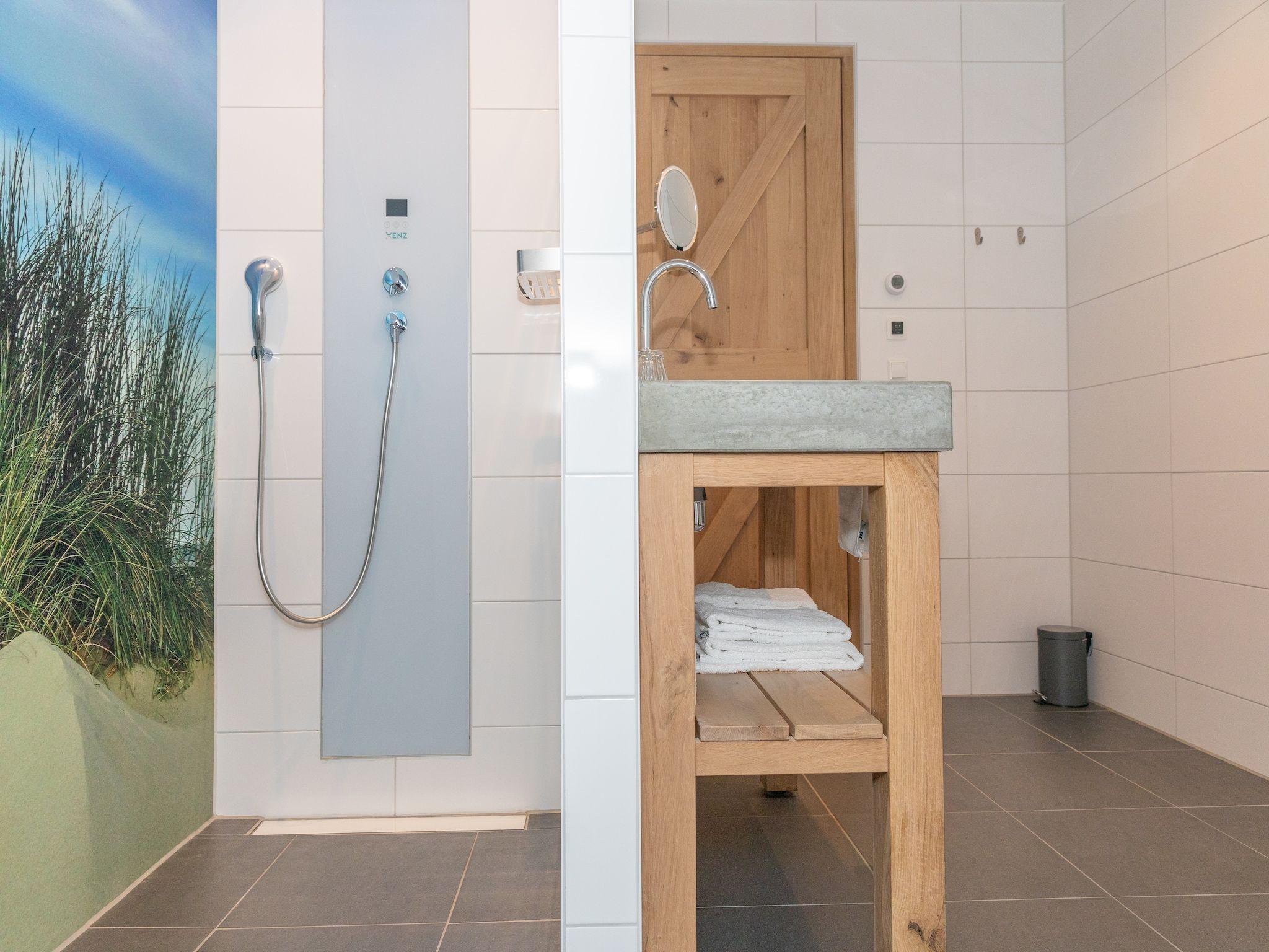 De badkamer van Waddenweelde Texel in Den Burg
