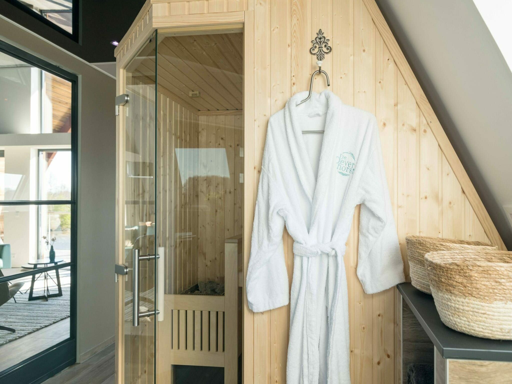 De badkamer van Wellness at the Vecht - First floor in Dalfsen