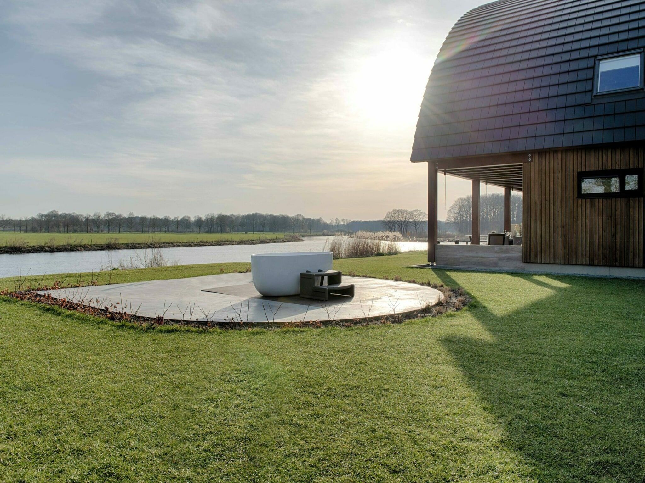 De tuin van Wellness at the Vecht - First floor in Dalfsen