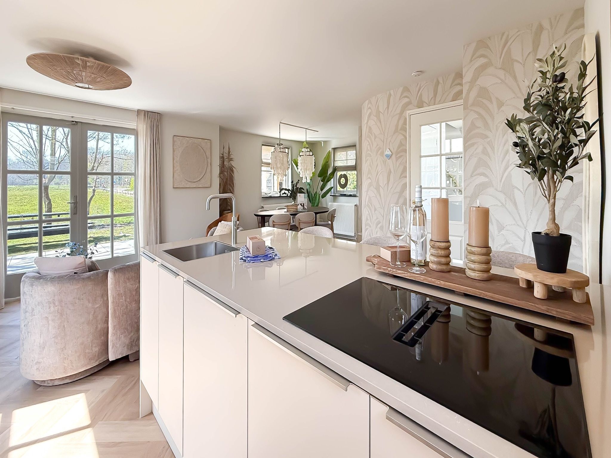 De keuken van Zon aan den Hoef in Egmond aan den Hoef